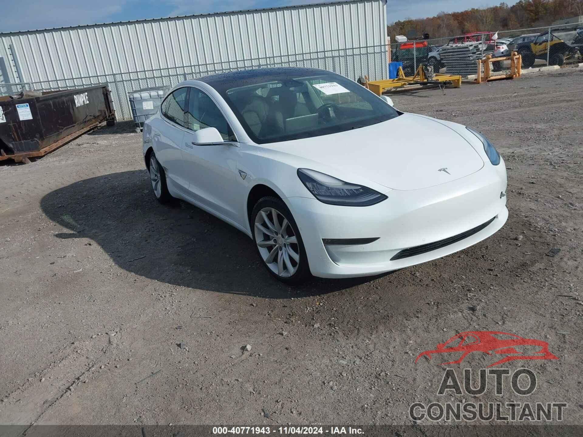 TESLA MODEL 3 2018 - 5YJ3E1EA9JF063431