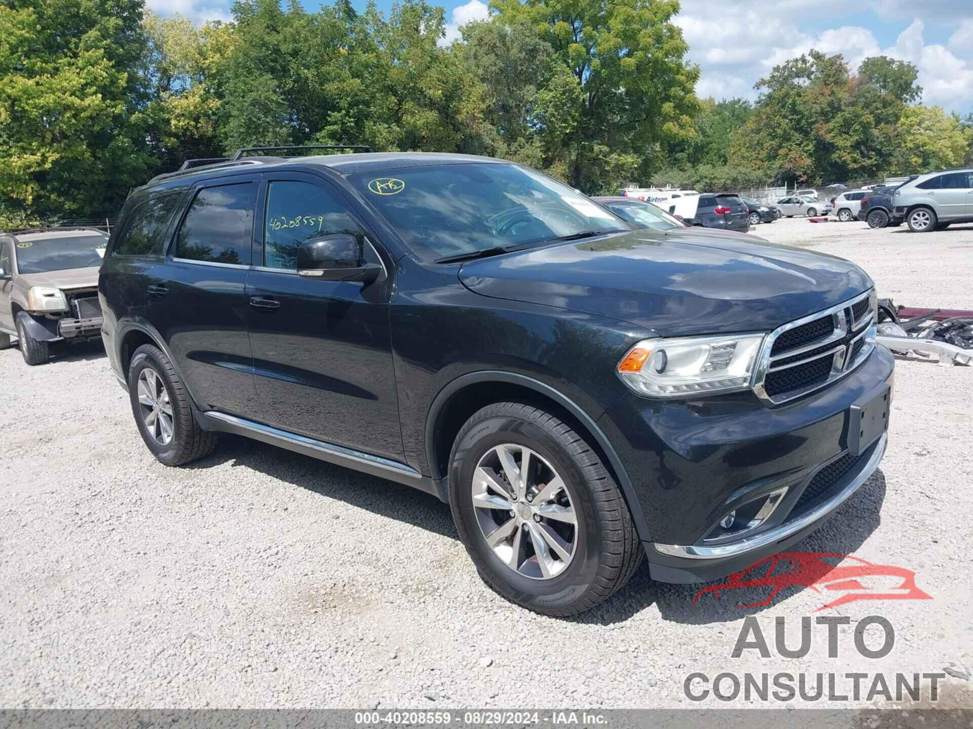 DODGE DURANGO 2016 - 1C4RDJDG5GC484376