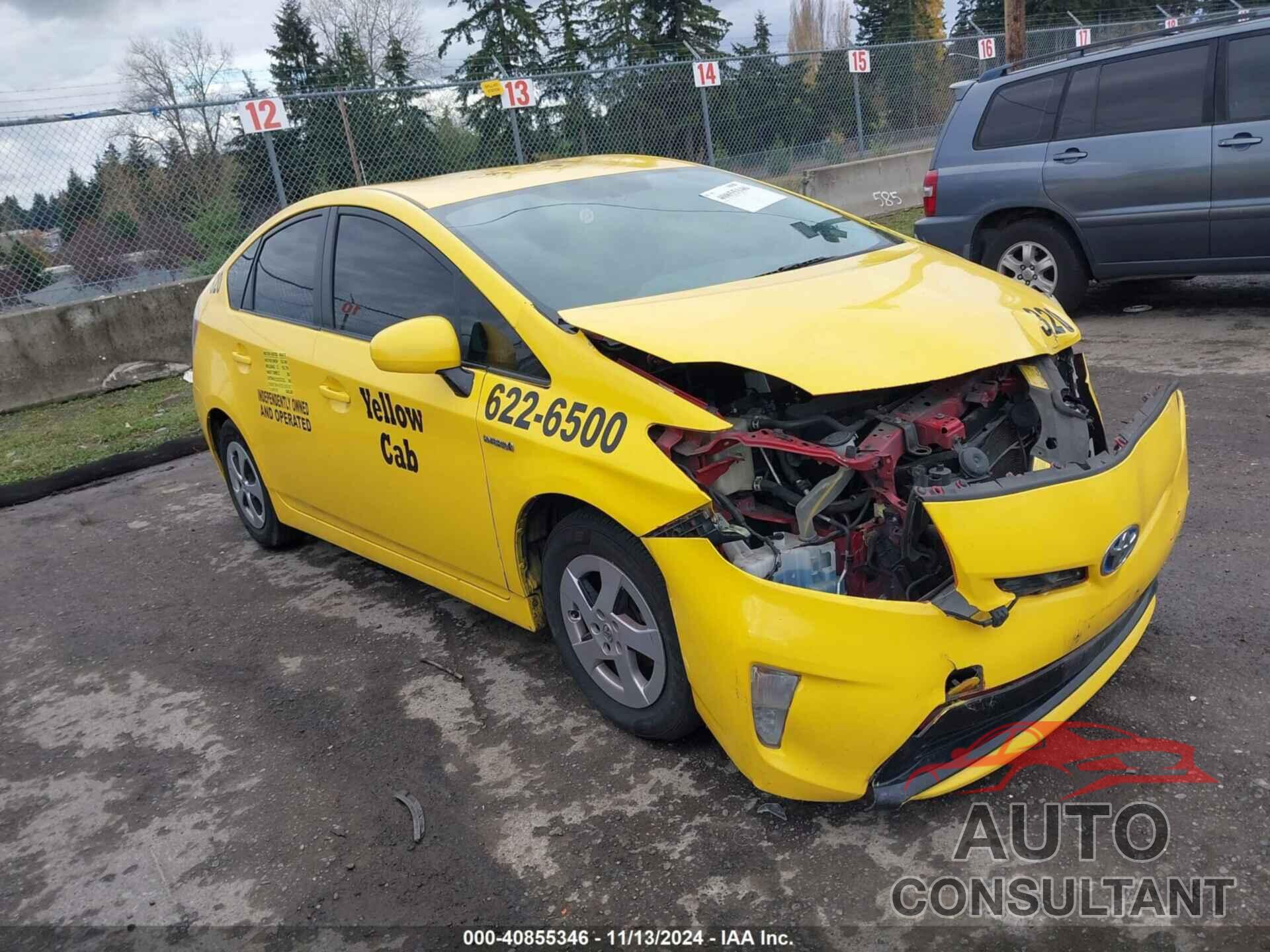 TOYOTA PRIUS 2012 - JTDKN3DU0C5416971