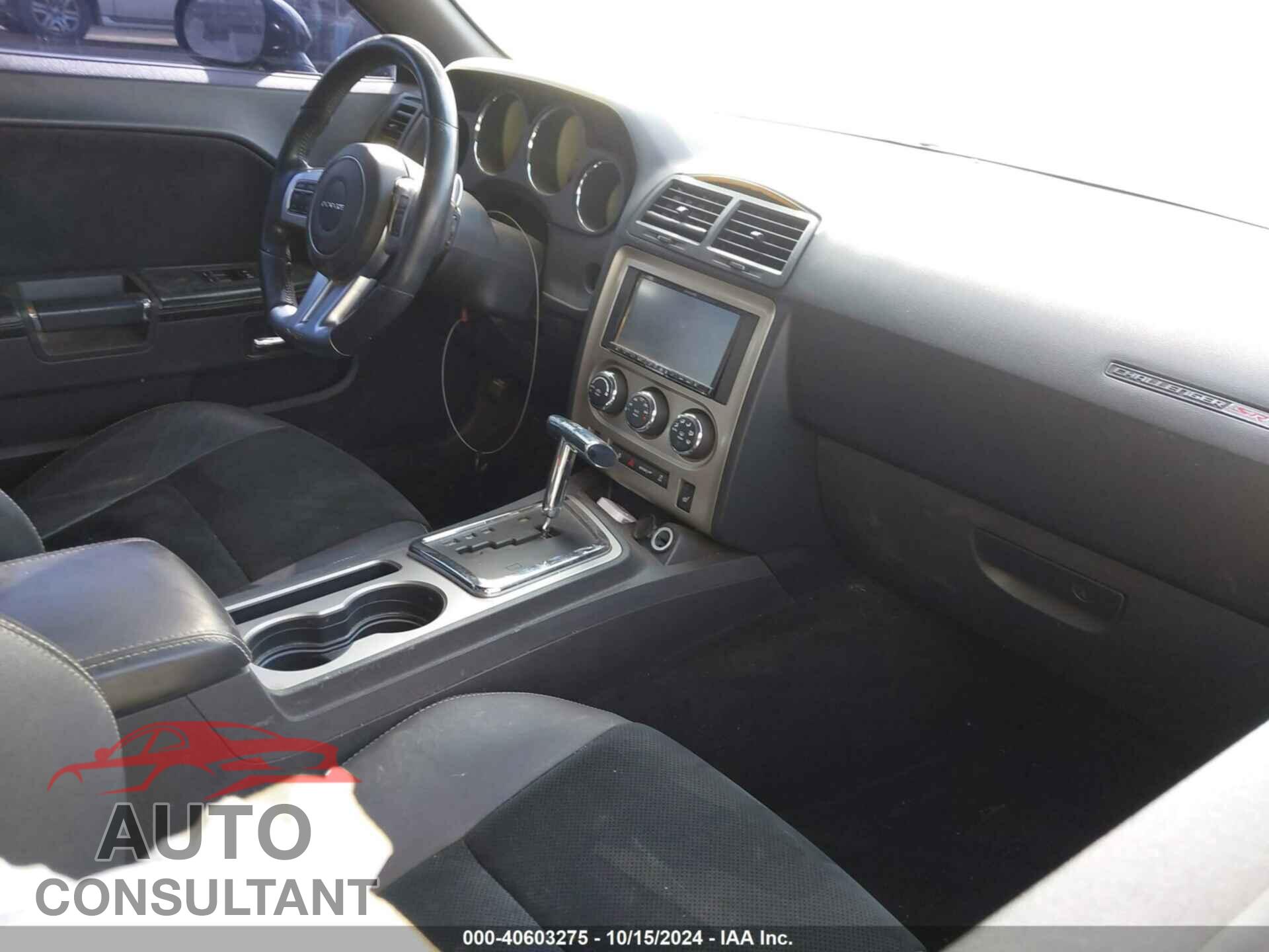 DODGE CHALLENGER 2012 - 2C3CDYCJ3CH214375