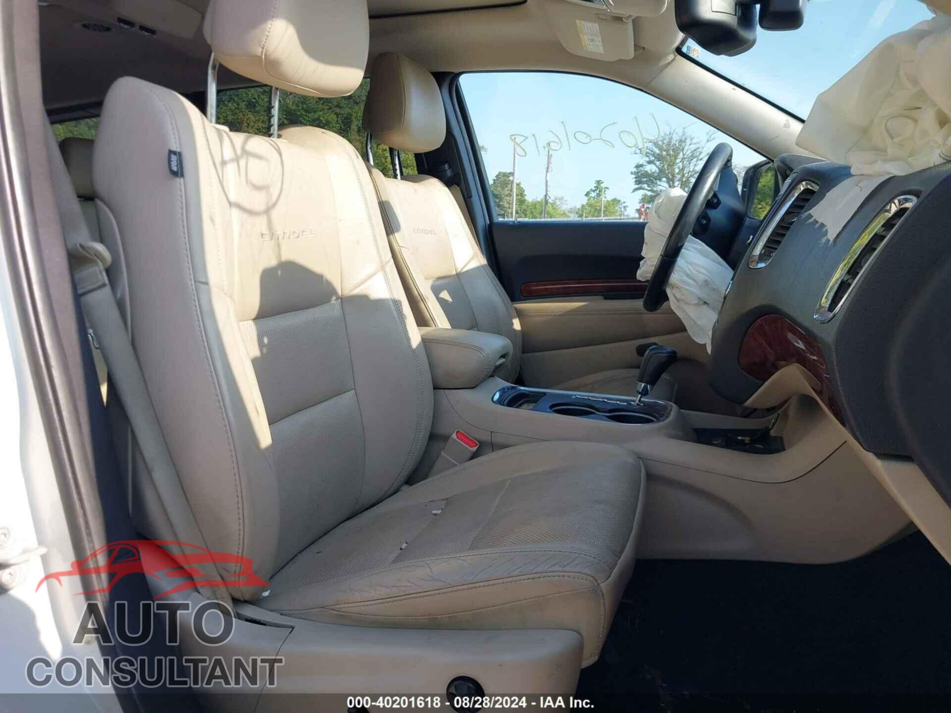 DODGE DURANGO 2012 - 1C4RDJEGXCC322462