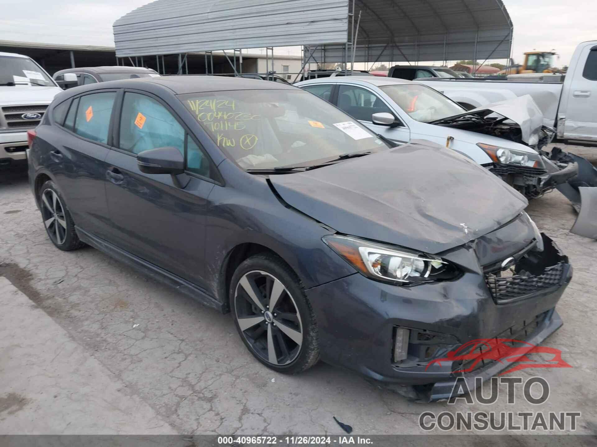 SUBARU IMPREZA 2017 - 4S3GTAL64H3701145