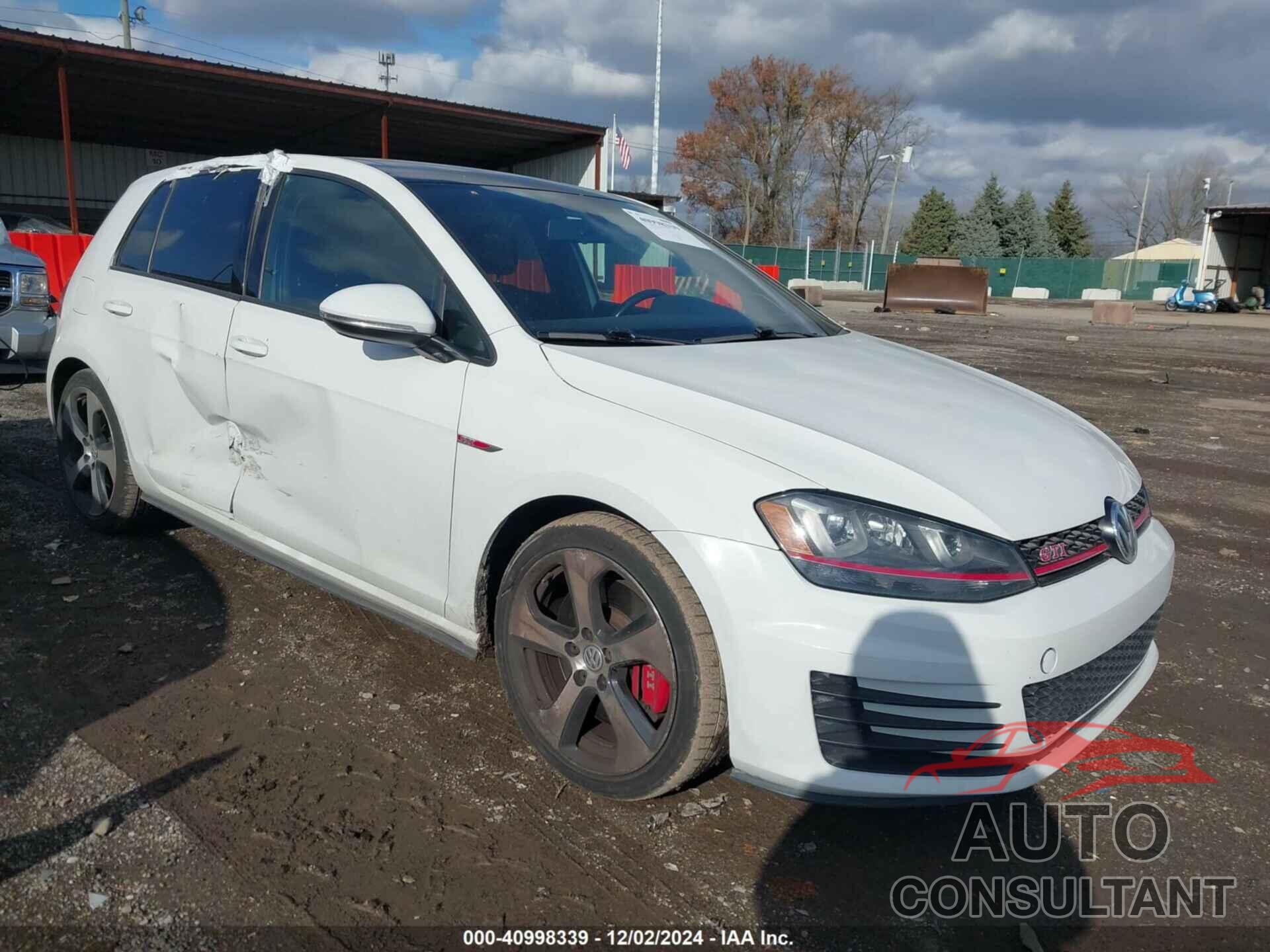 VOLKSWAGEN GOLF GTI 2016 - 3VW547AUXGM049800