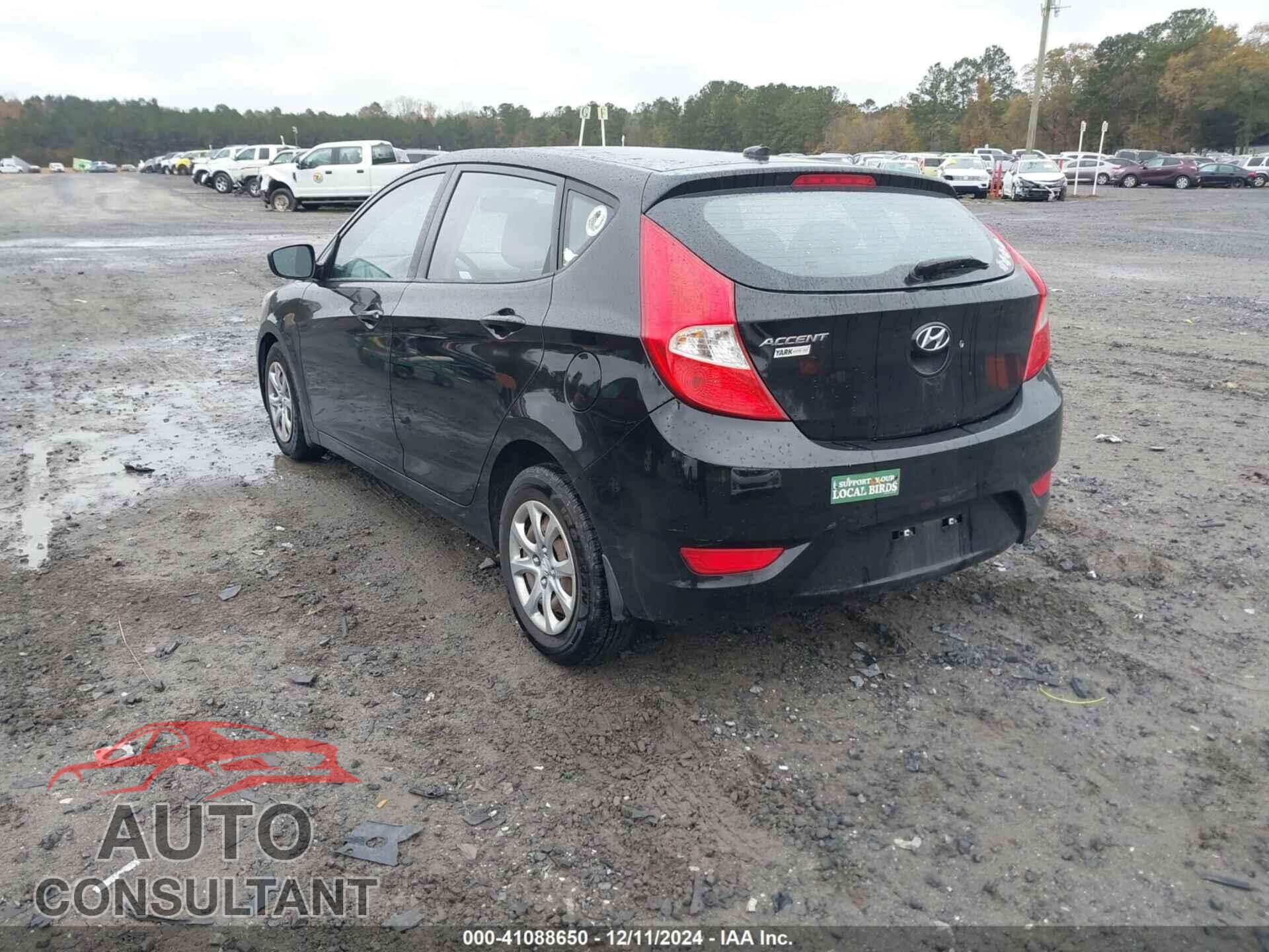 HYUNDAI ACCENT 2012 - KMHCT5AE2CU056011