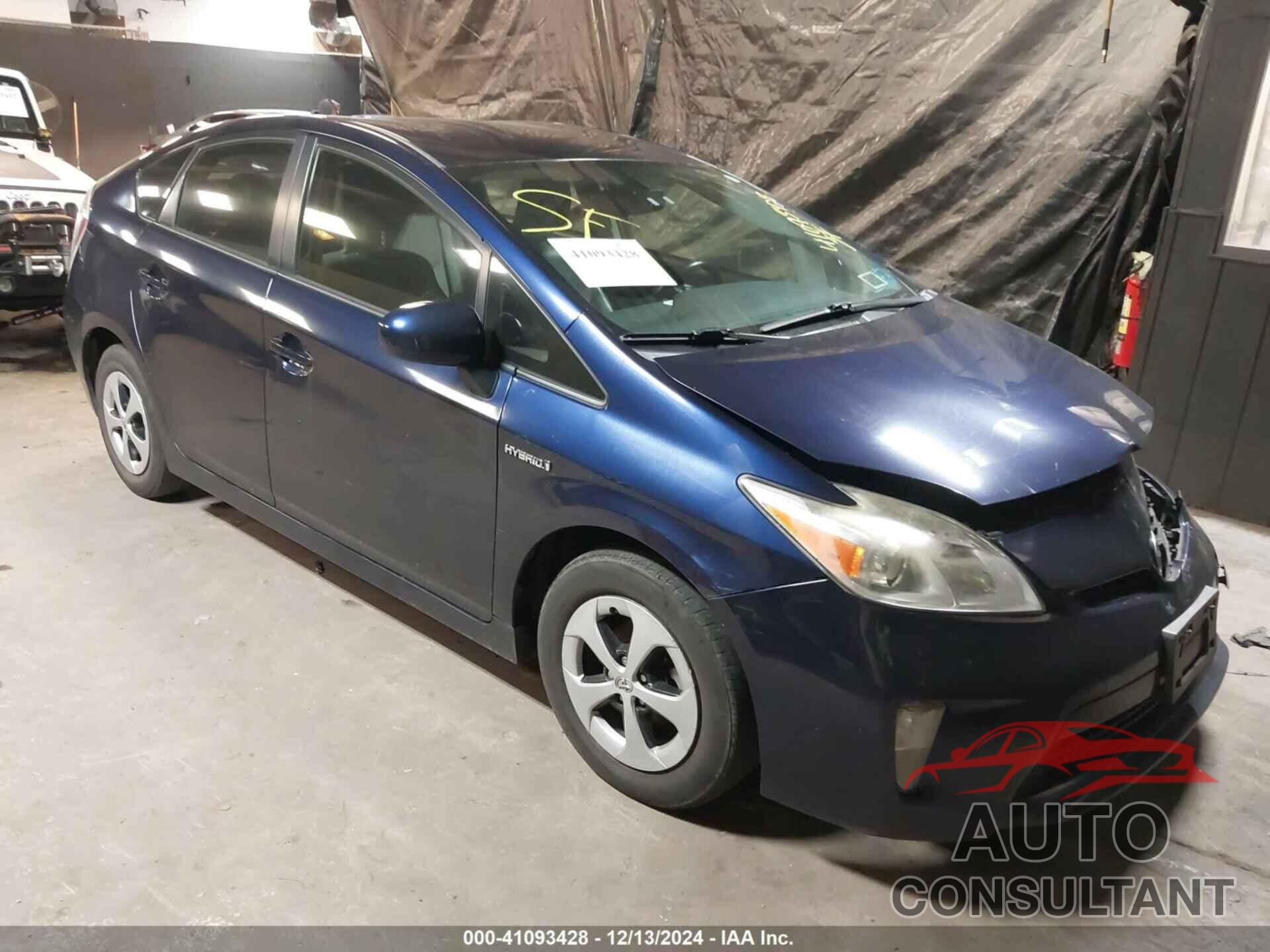 TOYOTA PRIUS 2014 - JTDKN3DU4E0363711