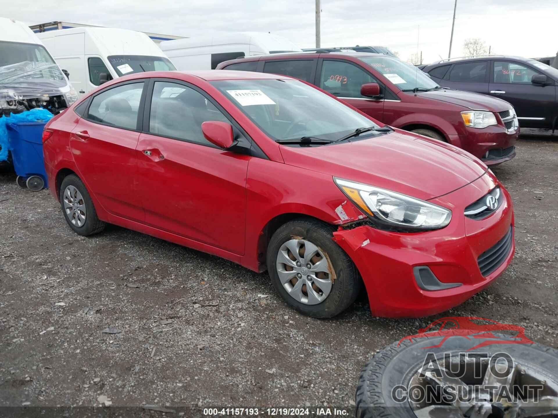 HYUNDAI ACCENT 2016 - KMHCT4AE1GU003607