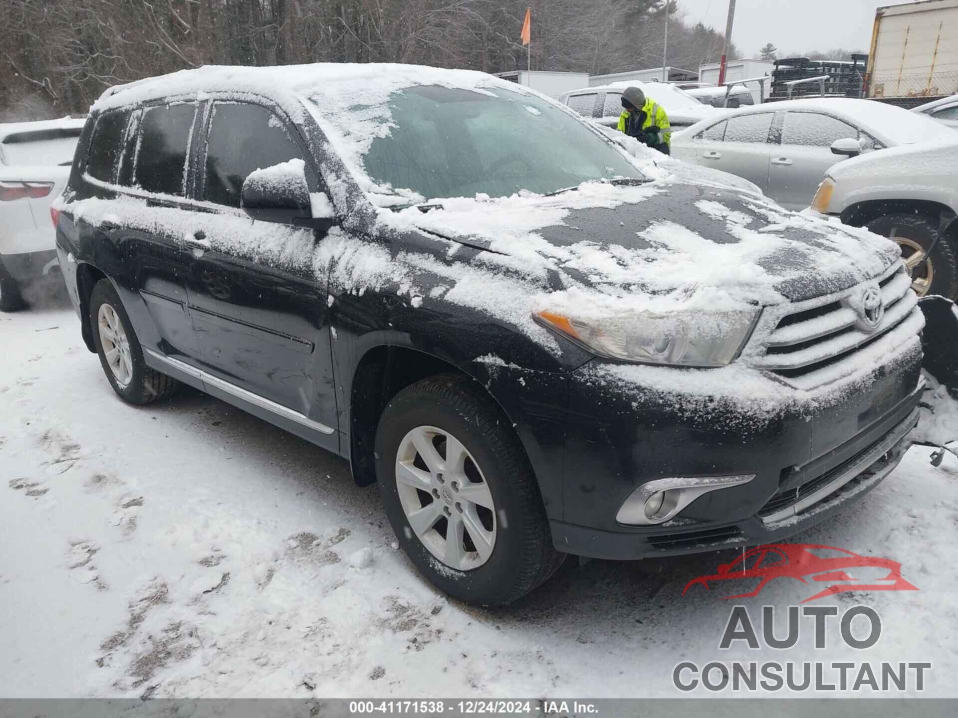 TOYOTA HIGHLANDER 2012 - 5TDBK3EH3CS115552