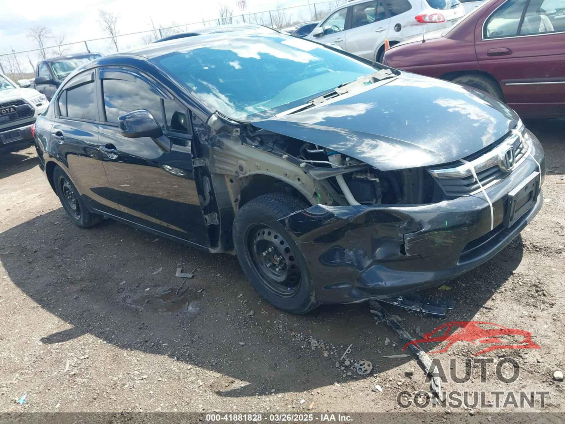 HONDA CIVIC 2012 - 19XFB2F53CE109857