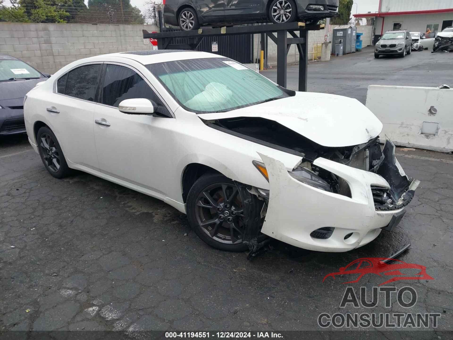 NISSAN MAXIMA 2014 - 1N4AA5AP6EC453903