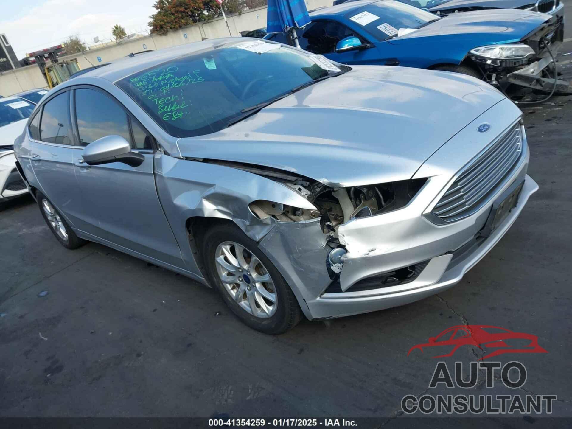 FORD FUSION 2017 - 3FA6P0G75HR247914