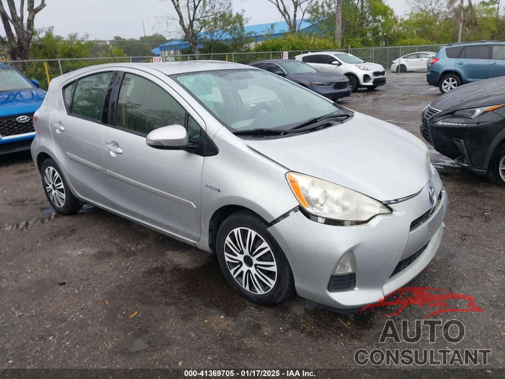 TOYOTA PRIUS C 2012 - JTDKDTB34C1506693