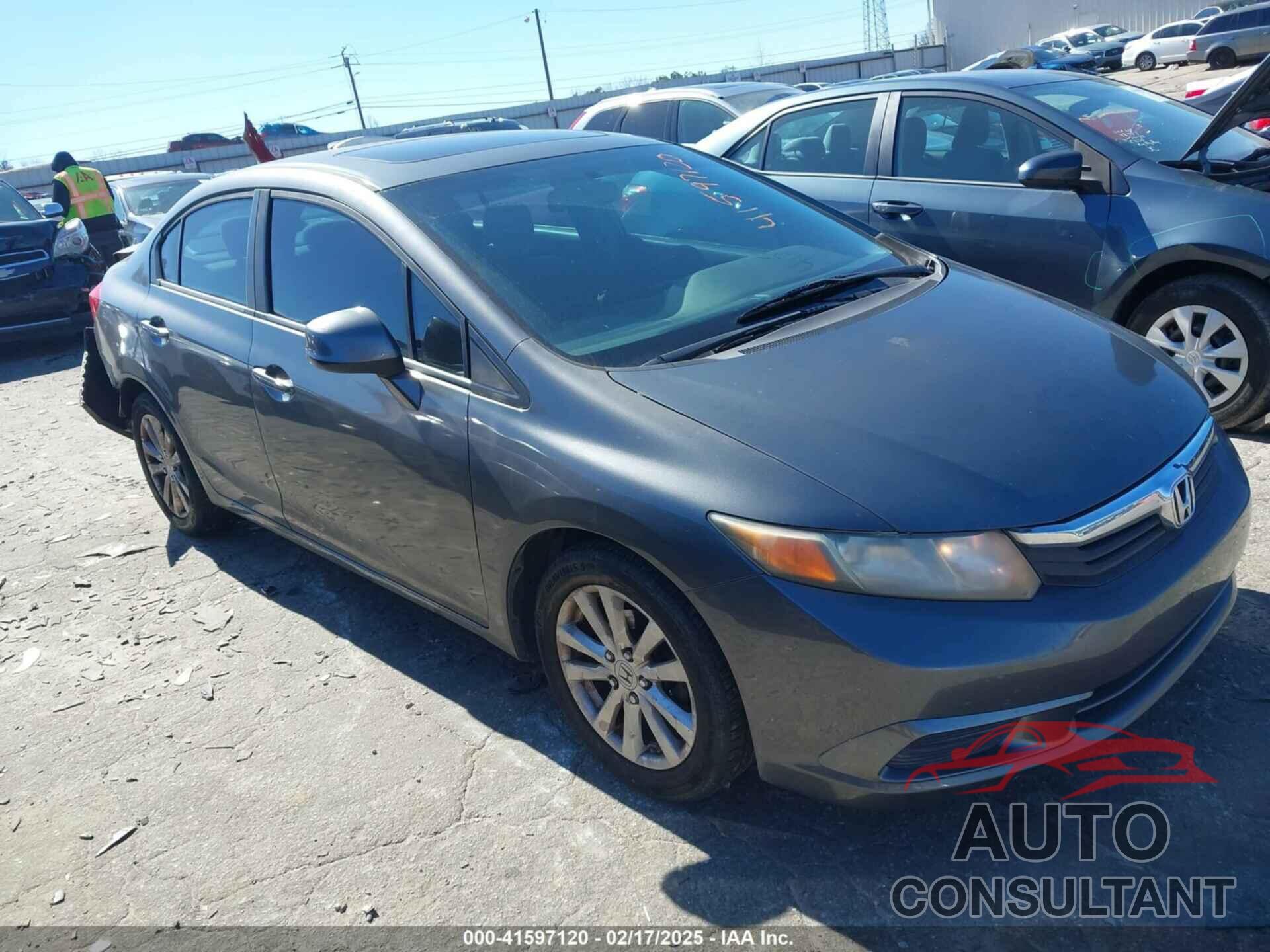 HONDA CIVIC 2012 - 19XFB2F82CE019366