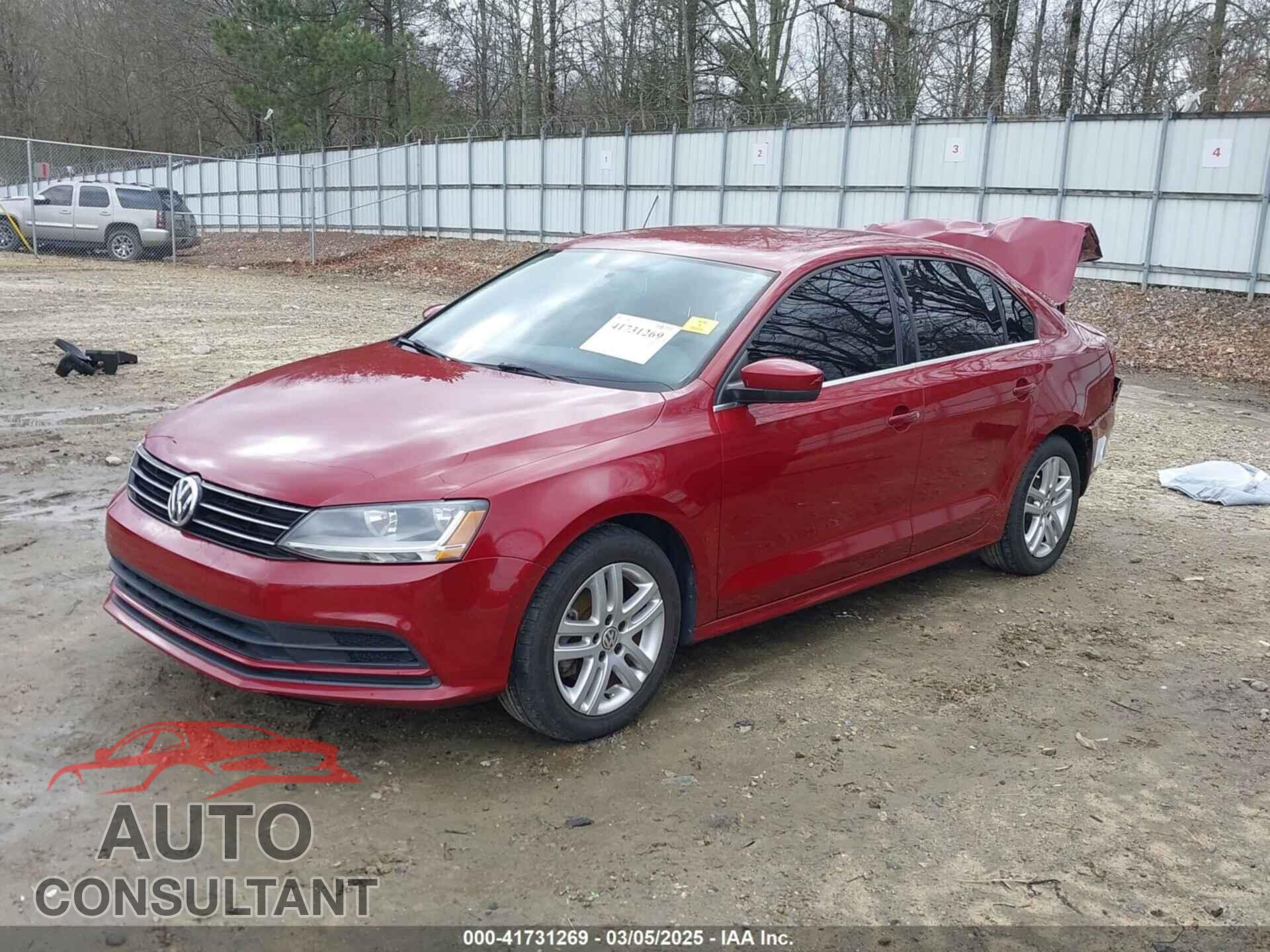 VOLKSWAGEN JETTA 2017 - 3VW2B7AJ2HM256472