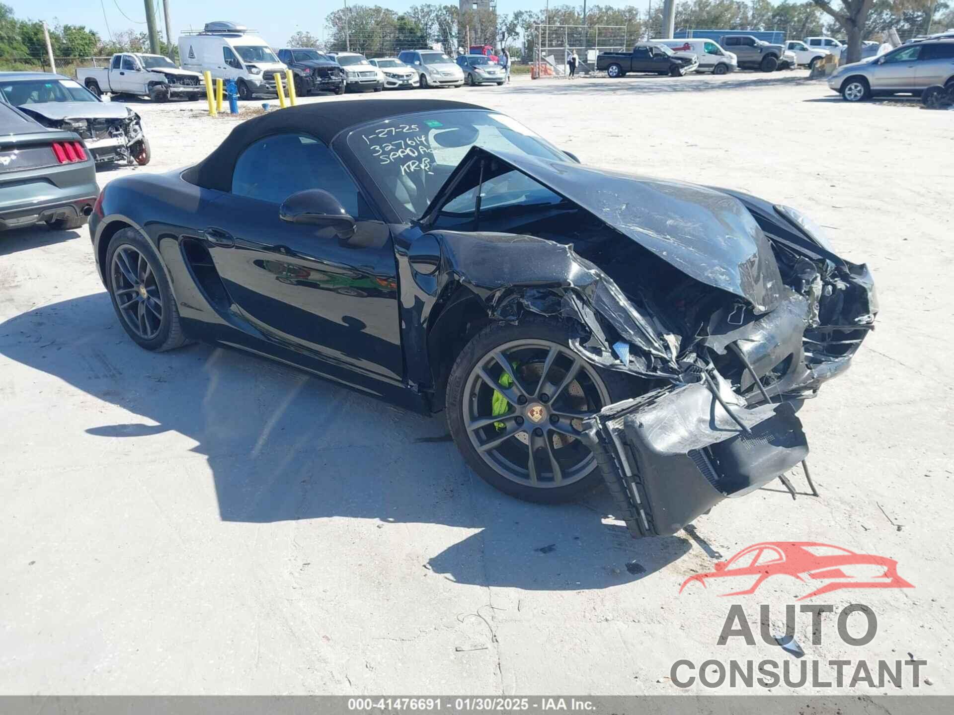 PORSCHE BOXSTER 2014 - WP0CA2A81ES121657