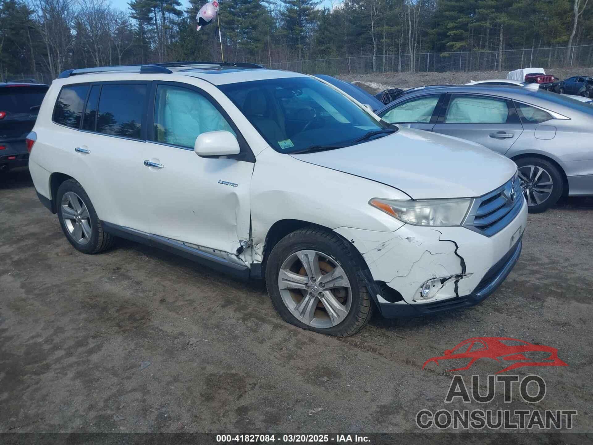 TOYOTA HIGHLANDER 2013 - 5TDDK3EH3DS189600