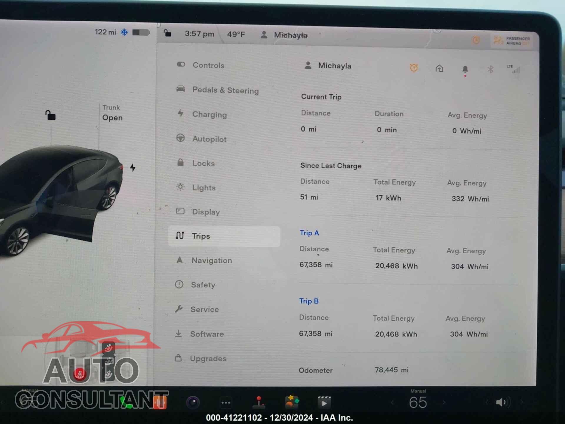 TESLA MODEL 3 2018 - 5YJ3E1EB2JF082492