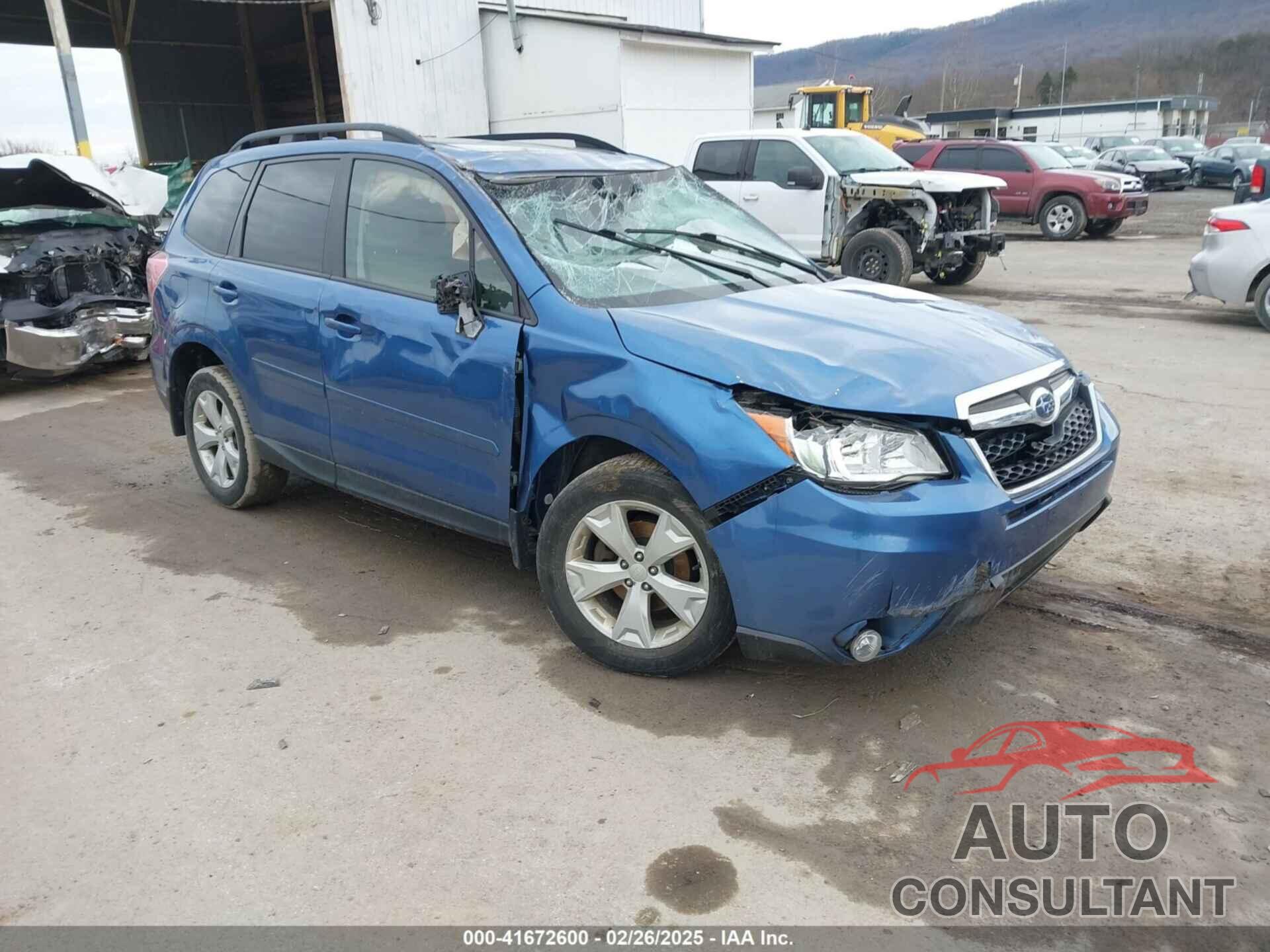 SUBARU FORESTER 2016 - JF2SJAFC9GH440938