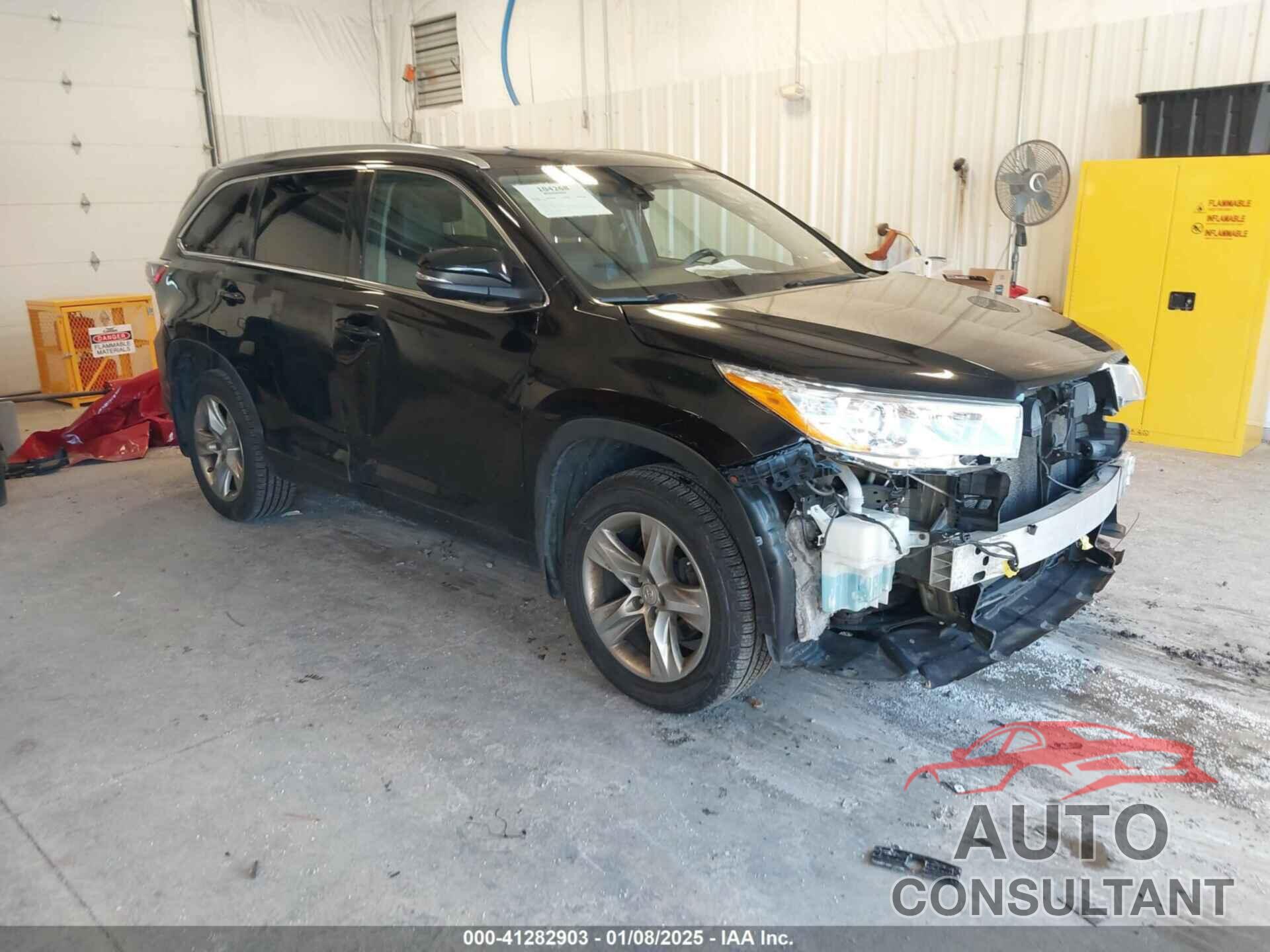 TOYOTA HIGHLANDER 2015 - 5TDDKRFH2FS190497