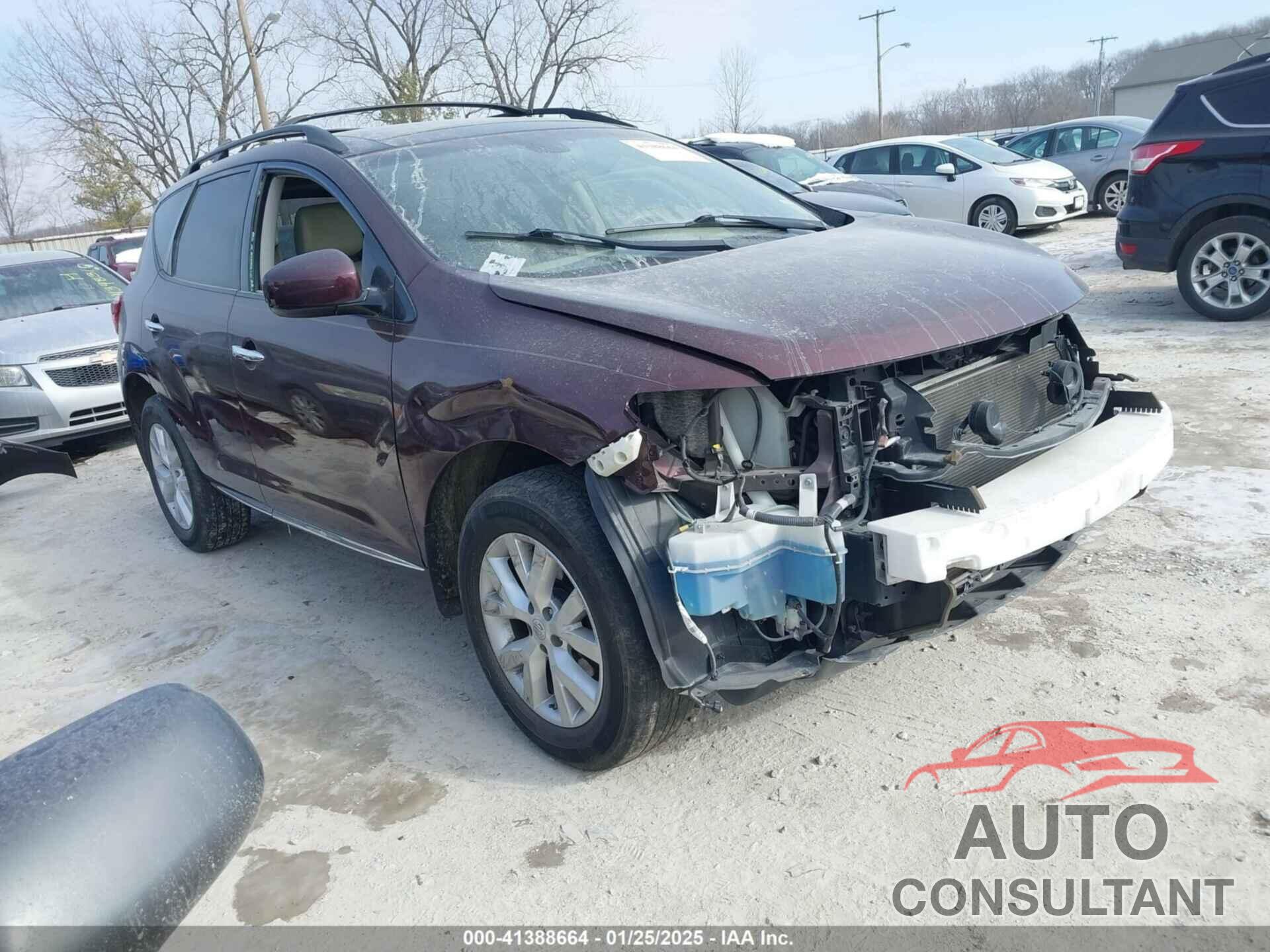NISSAN MURANO 2013 - JN8AZ1MU5DW206273
