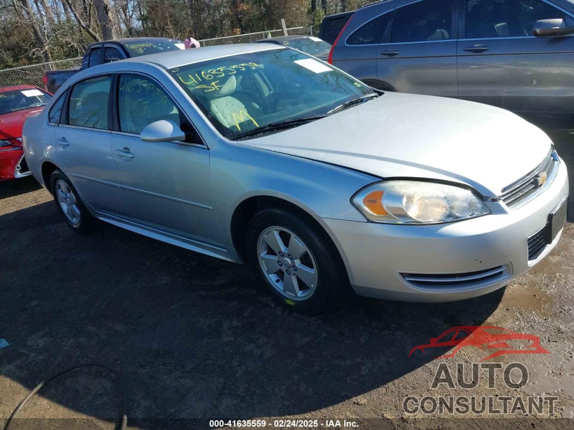 CHEVROLET IMPALA 2011 - 2G1WF5EK9B1119407