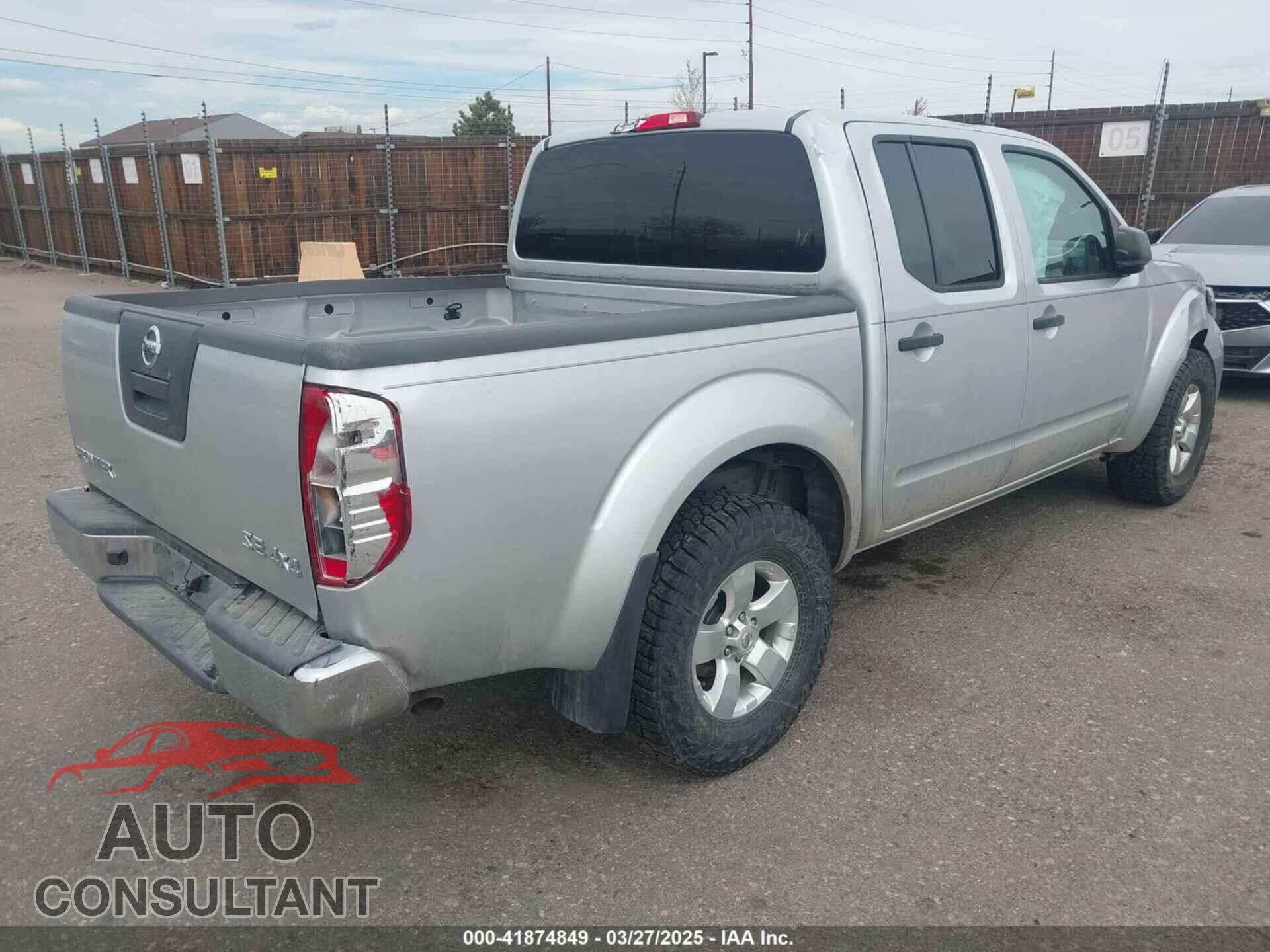 NISSAN FRONTIER 2012 - 1N6AD0EV4CC408191