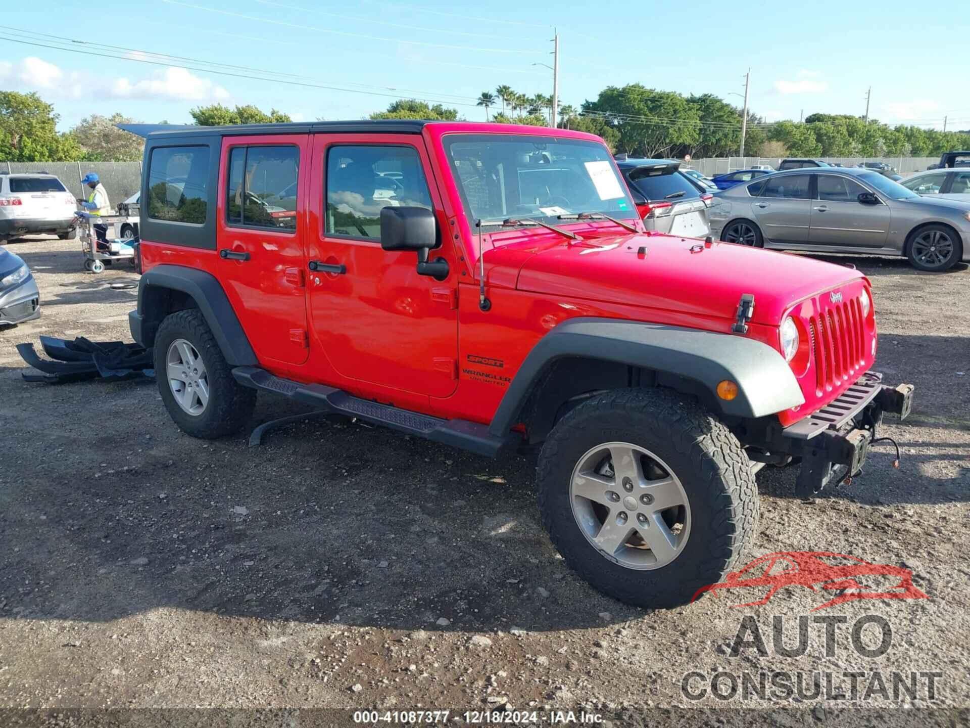 JEEP WRANGLER UNLIMITED 2017 - 1C4BJWDGXHL615410