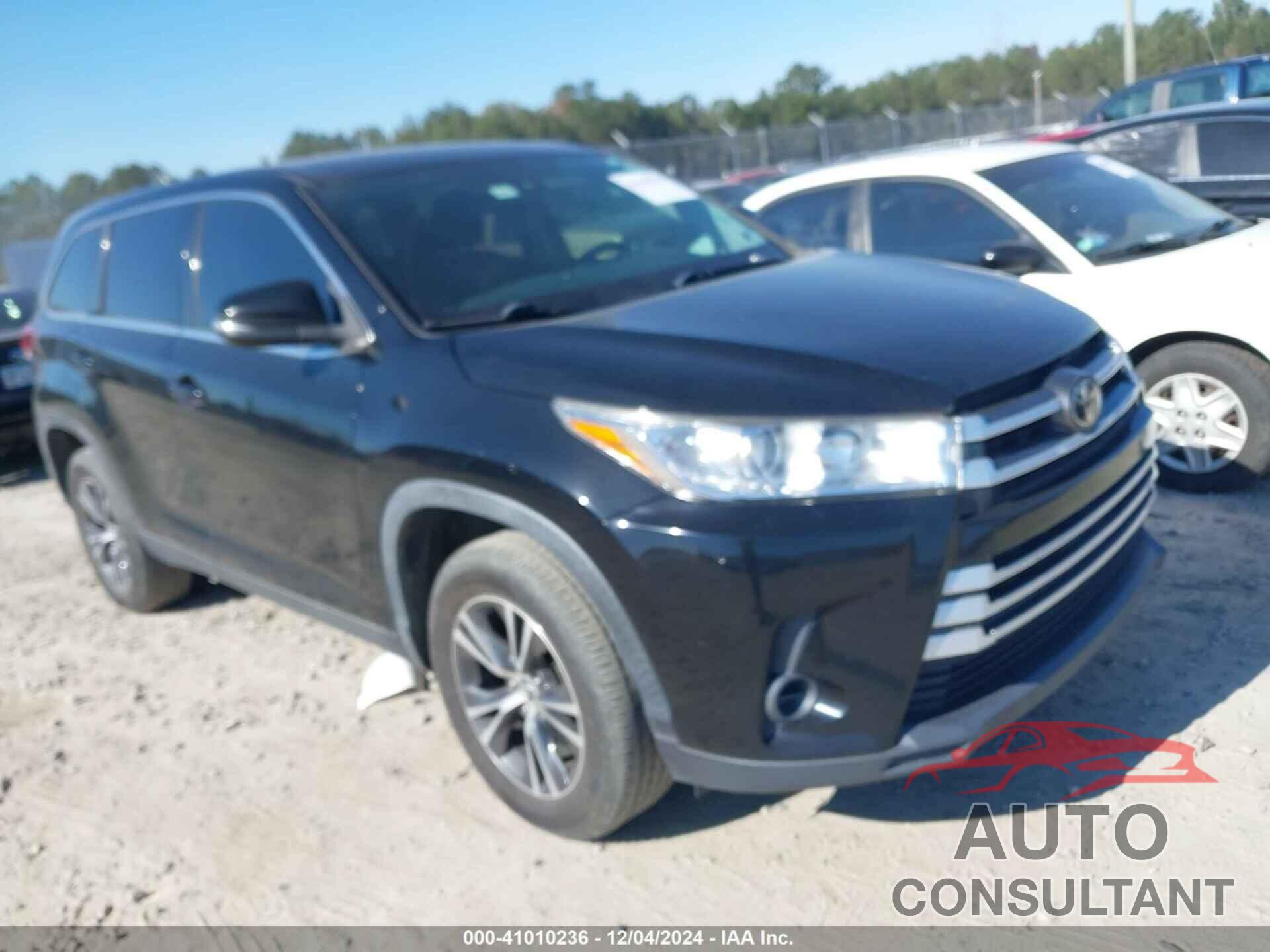 TOYOTA HIGHLANDER 2019 - 5TDZARFH4KS050972