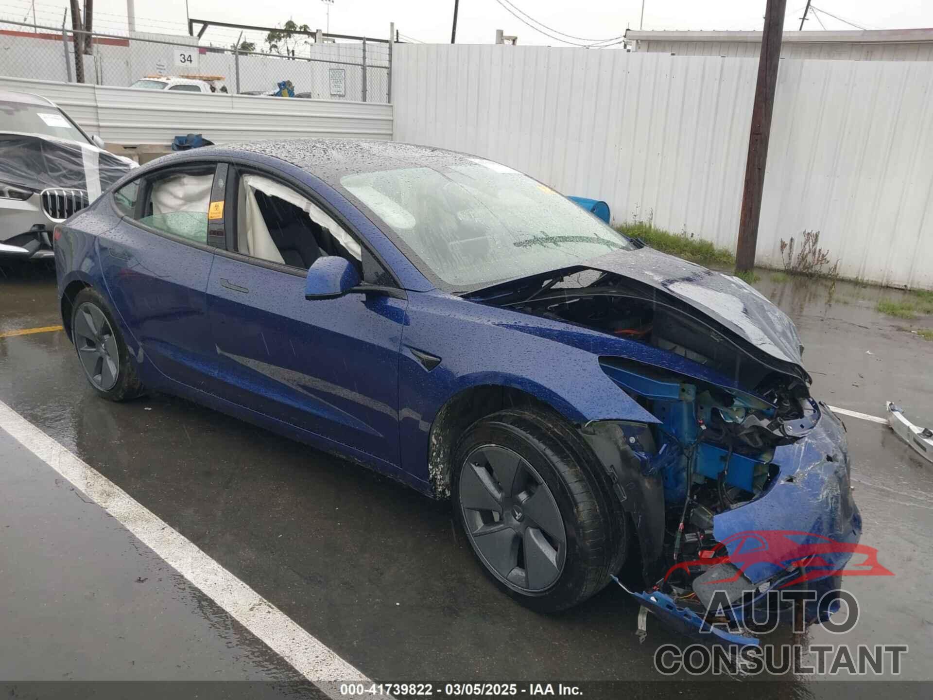 TESLA MODEL 3 2022 - 5YJ3E1EB0NF122574