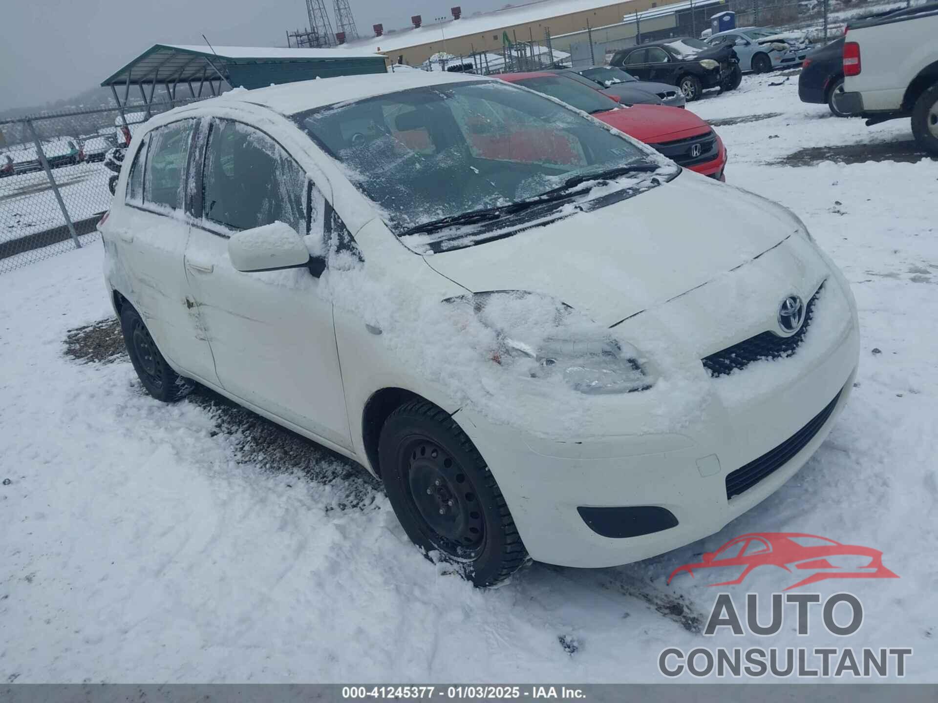 TOYOTA YARIS 2010 - JTDKT4K37A5316451