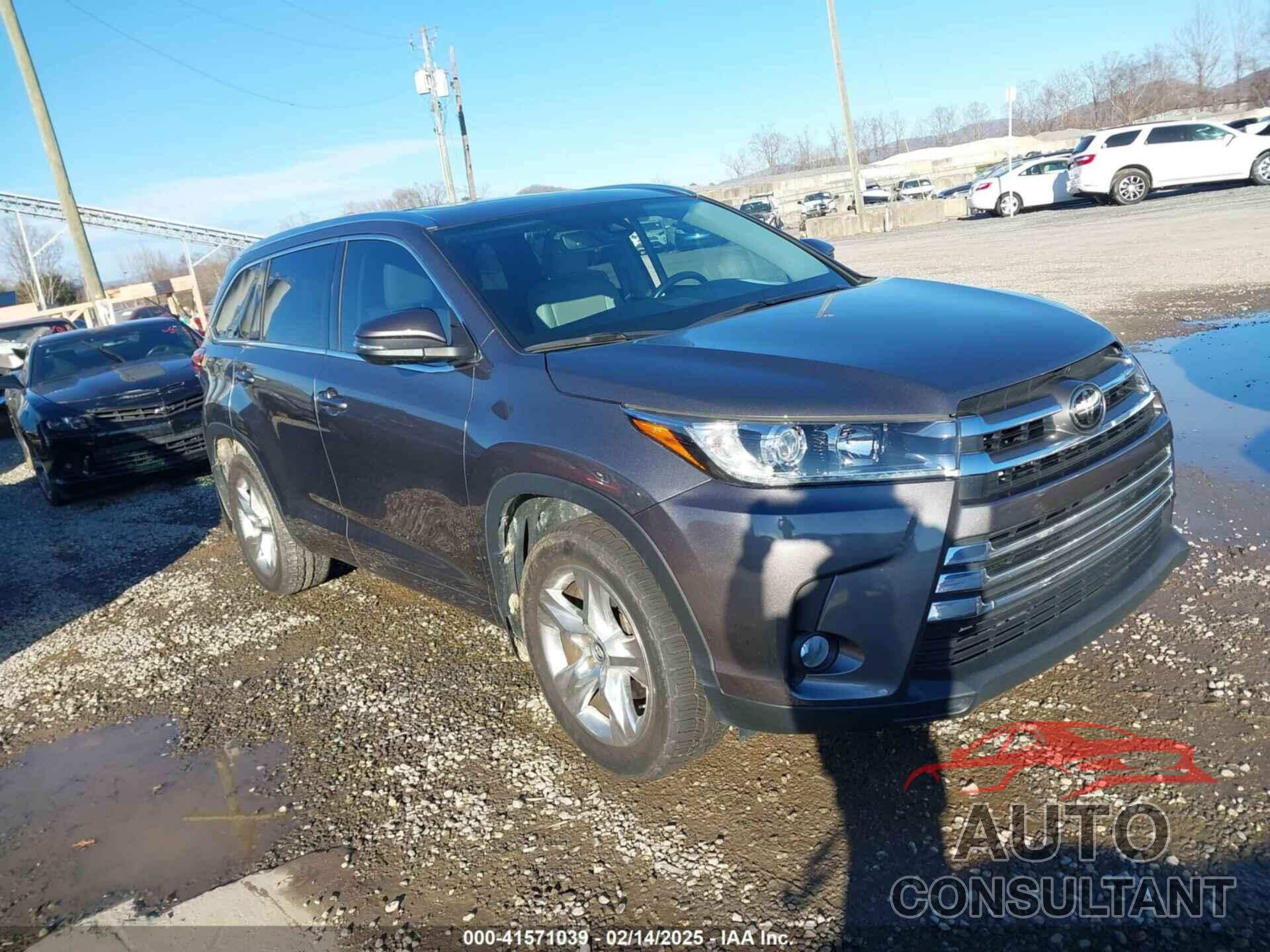 TOYOTA HIGHLANDER 2018 - 5TDYZRFHXJS251438