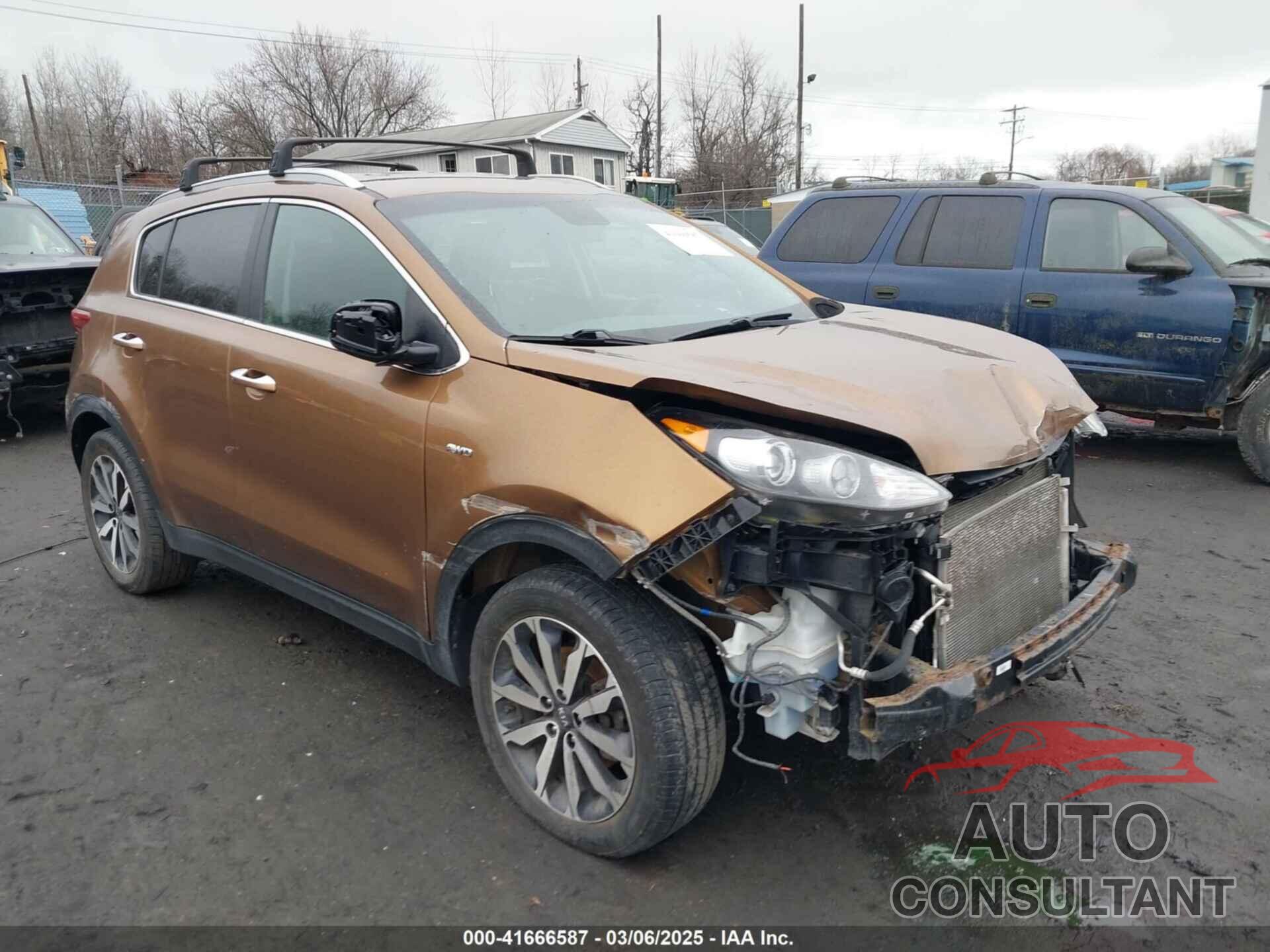 KIA SPORTAGE 2017 - KNDPNCAC9H7032846