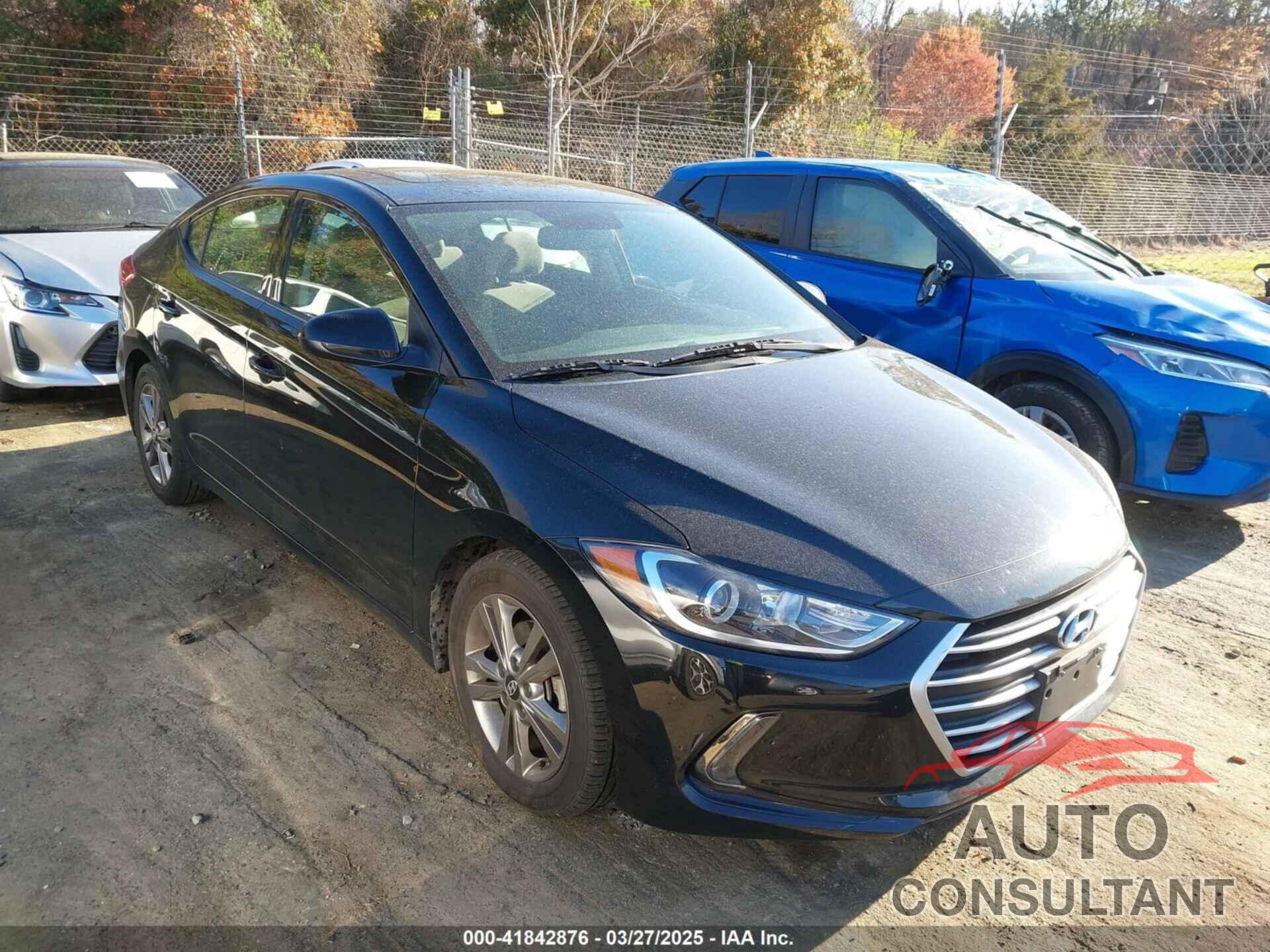 HYUNDAI ELANTRA 2018 - 5NPD84LF0JH376333