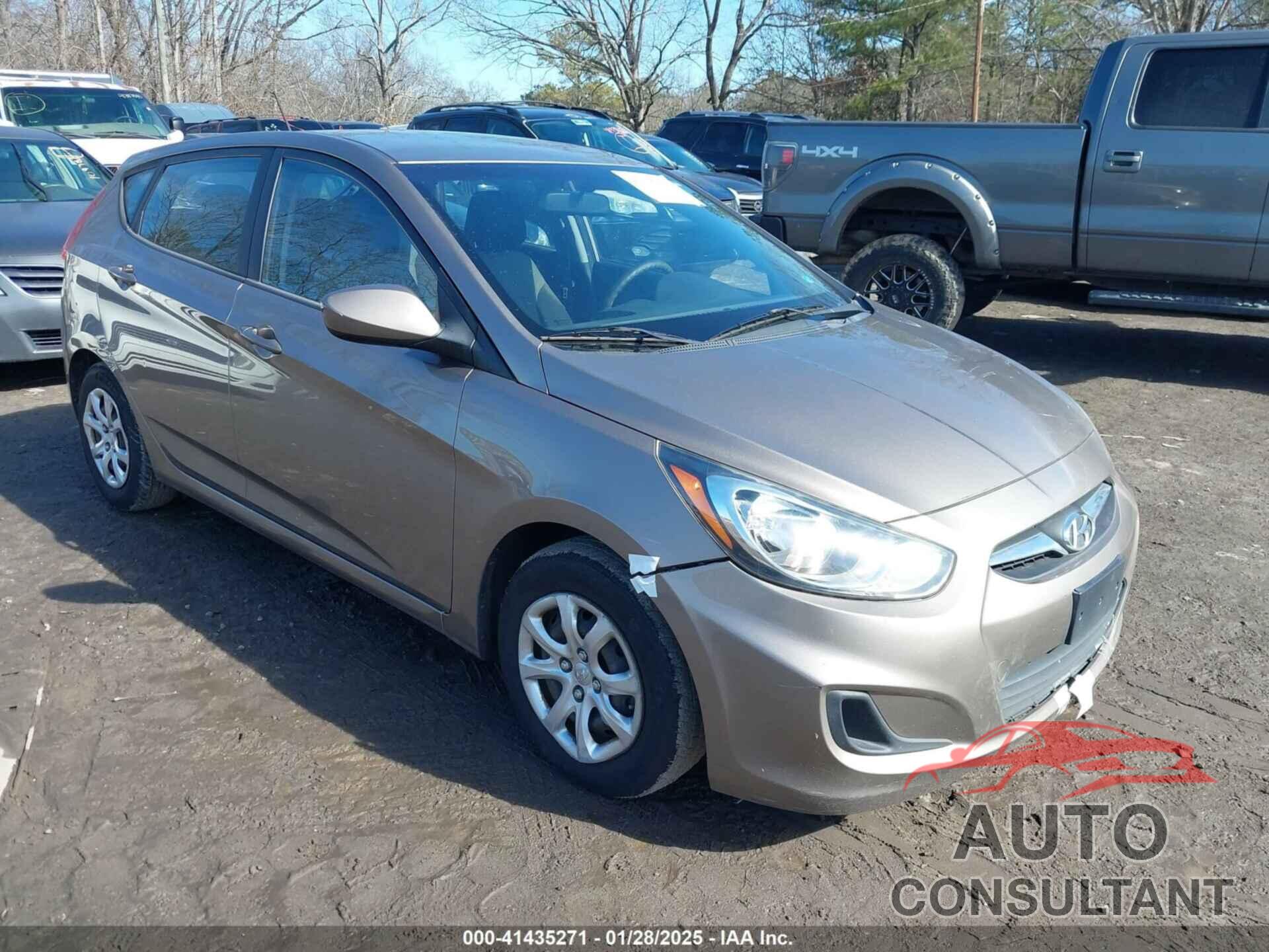 HYUNDAI ACCENT 2012 - KMHCT5AE0CU001010