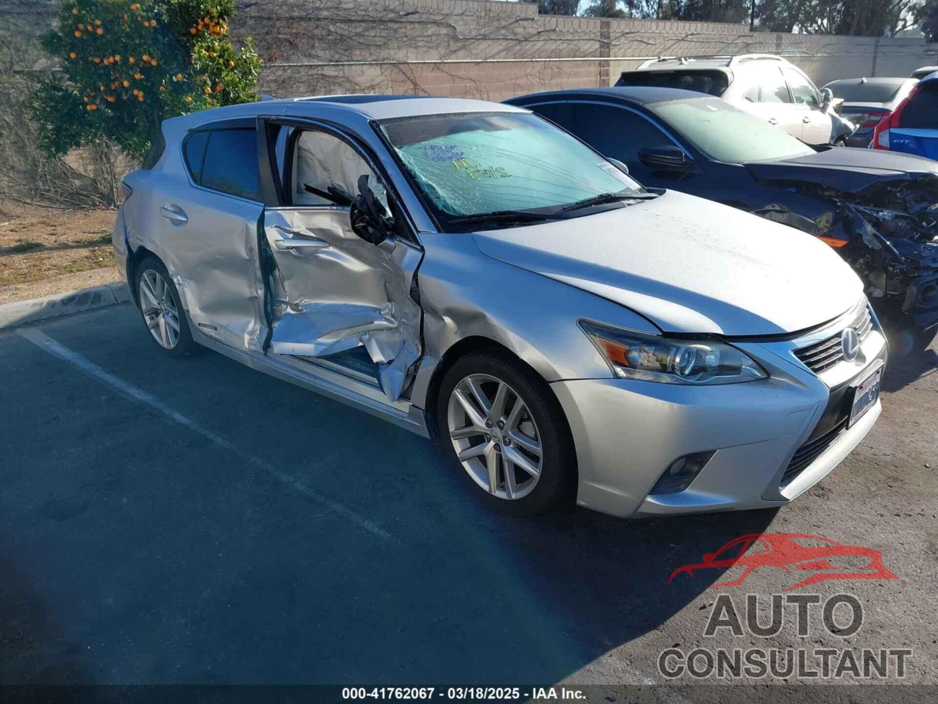 LEXUS CT 200H 2015 - JTHKD5BH0F2219582
