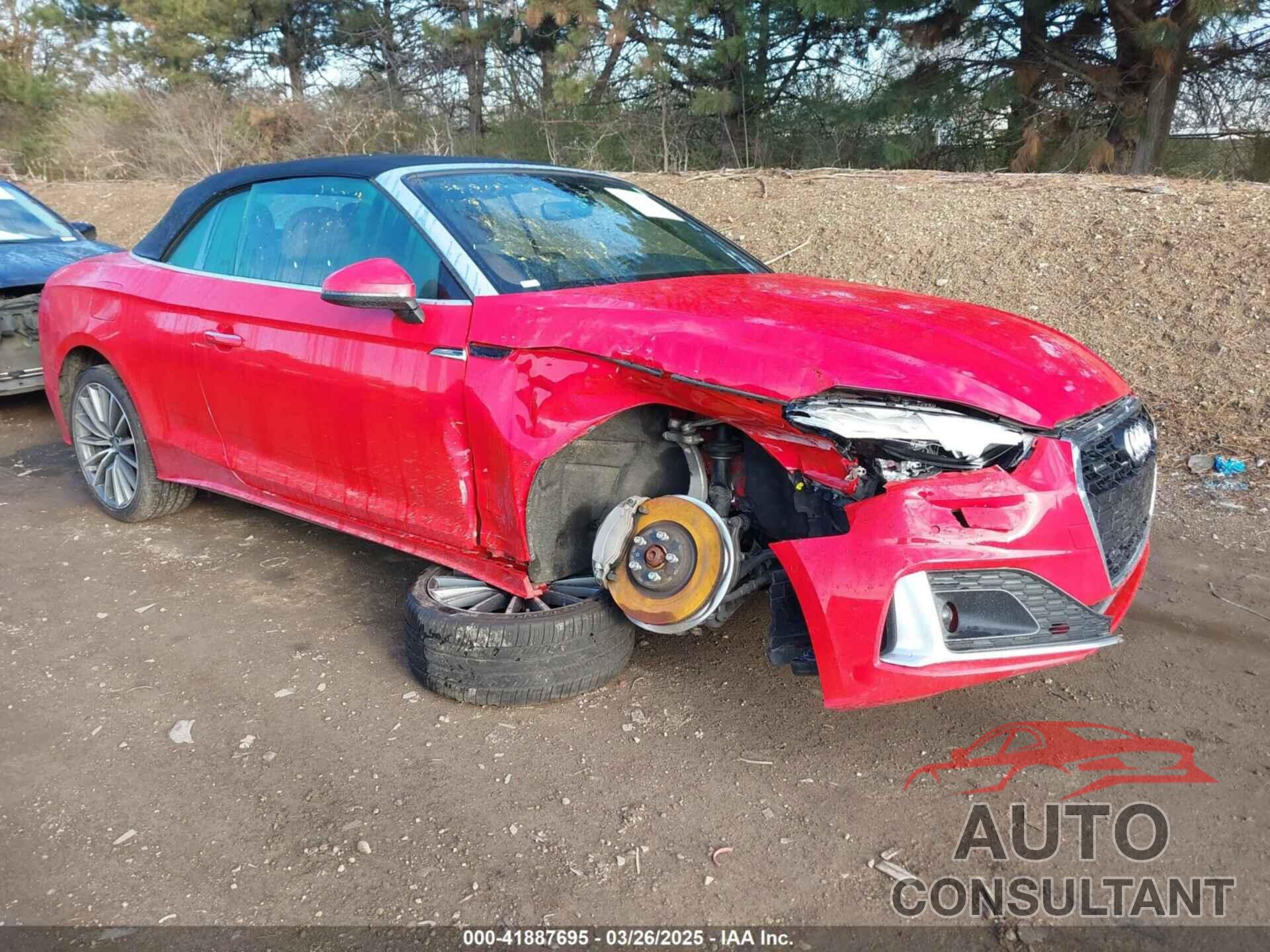 AUDI A5 CABRIOLET 2021 - WAUYAGF57MN007237