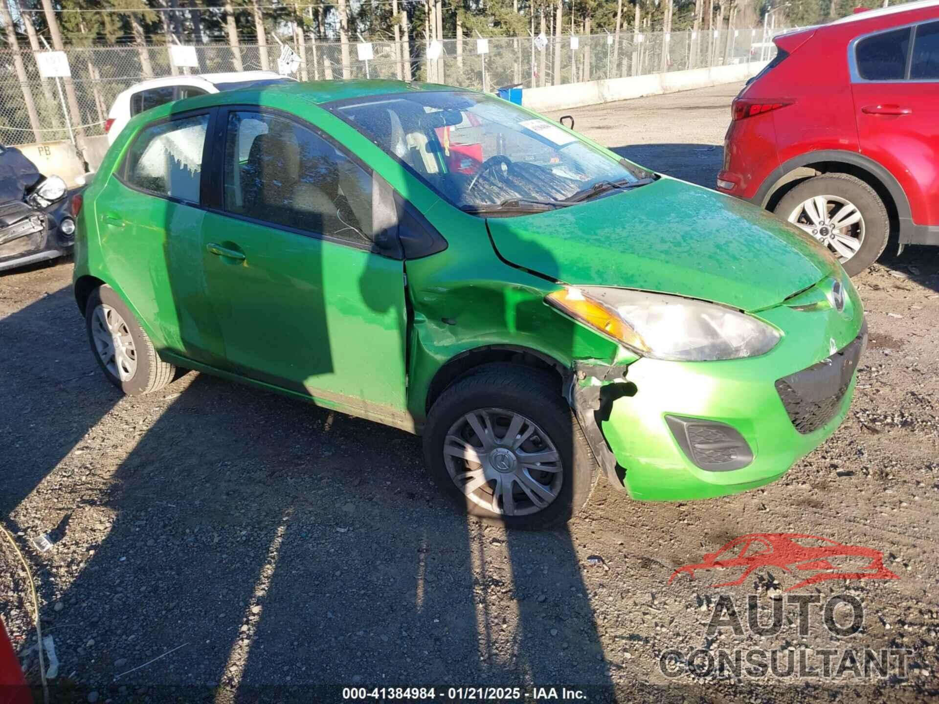 MAZDA MAZDA2 2011 - JM1DE1HZ9B0125853