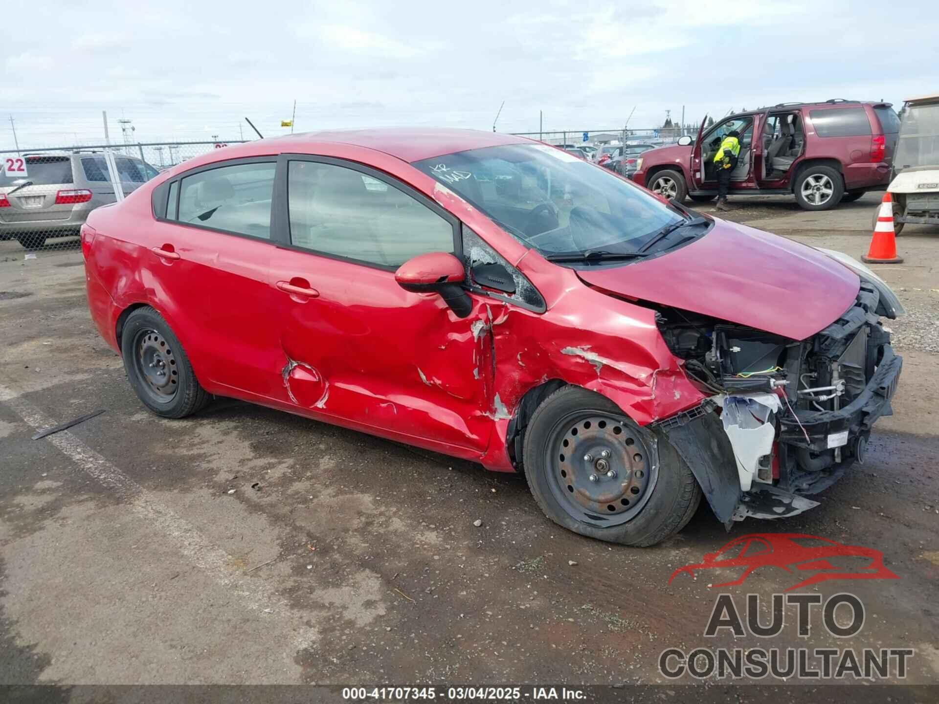 KIA RIO 2012 - KNADM4A31C6074791