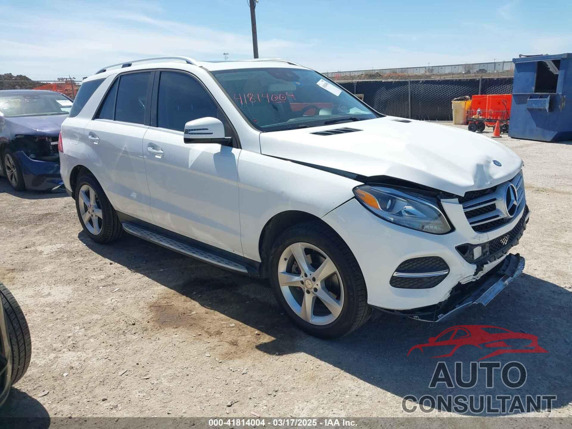 MERCEDES-BENZ GLE 350 2017 - 4JGDA5JB1HA825073