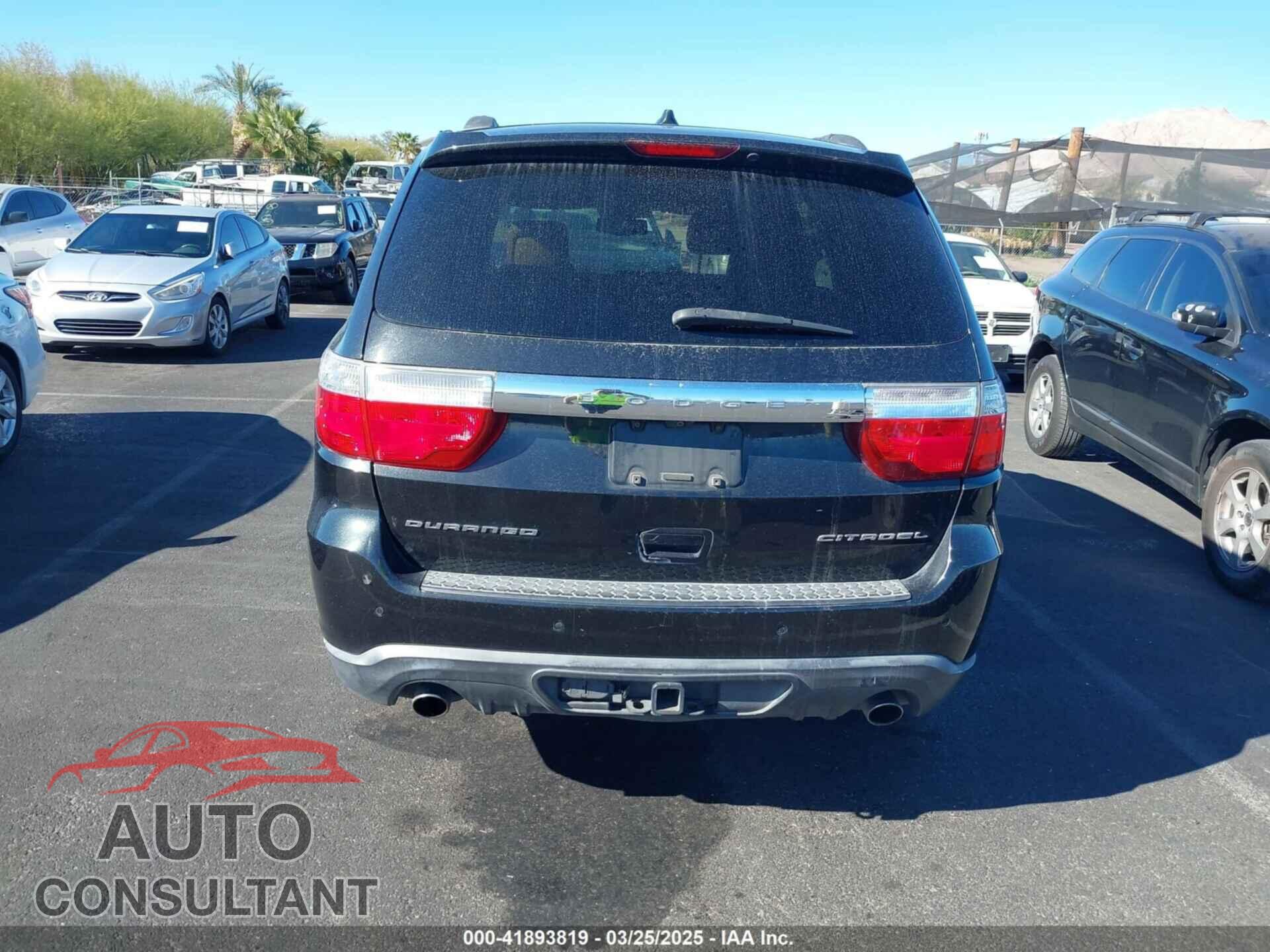 DODGE DURANGO 2012 - 1C4SDHET9CC229729