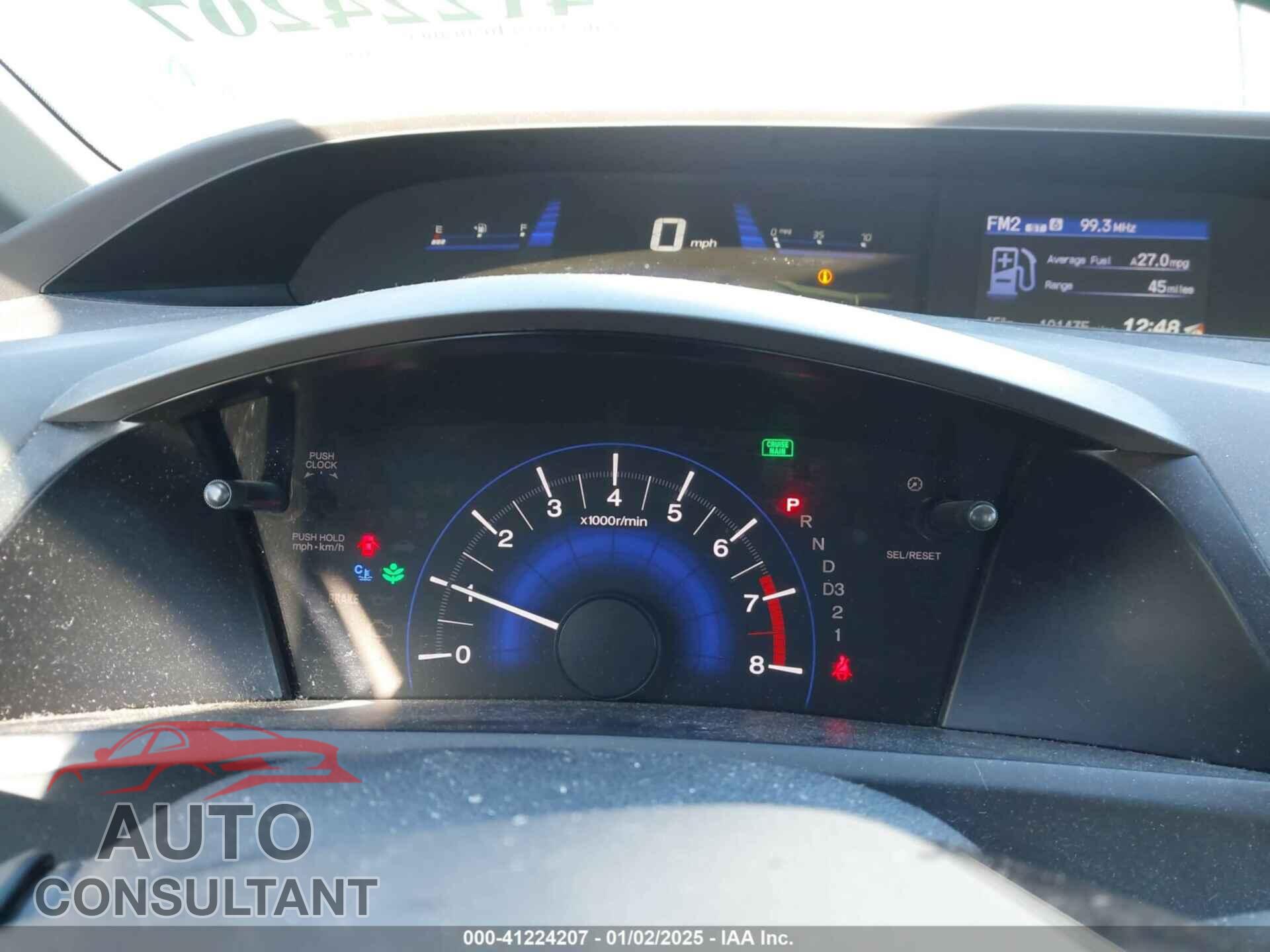 HONDA CIVIC 2012 - 19XFB2F85CE060106