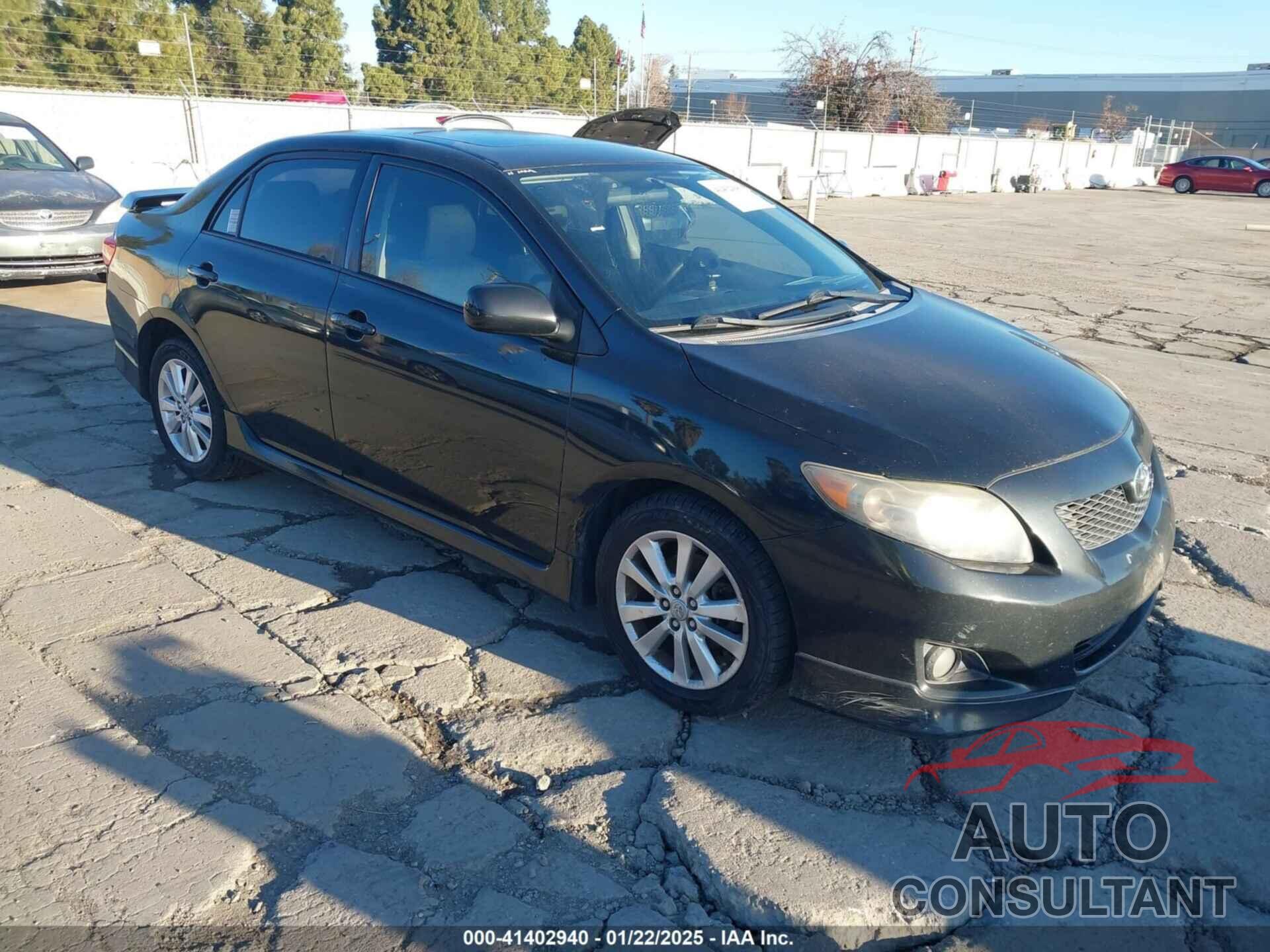 TOYOTA COROLLA 2009 - 1NXBU40E39Z050344