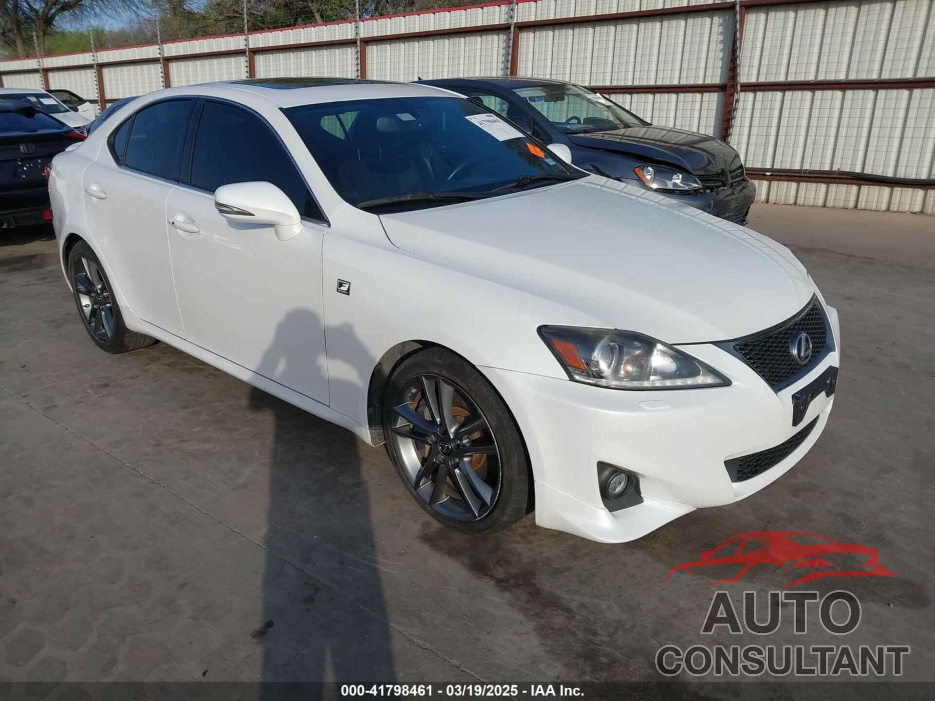 LEXUS IS 350 2012 - JTHBE5C27C5030591