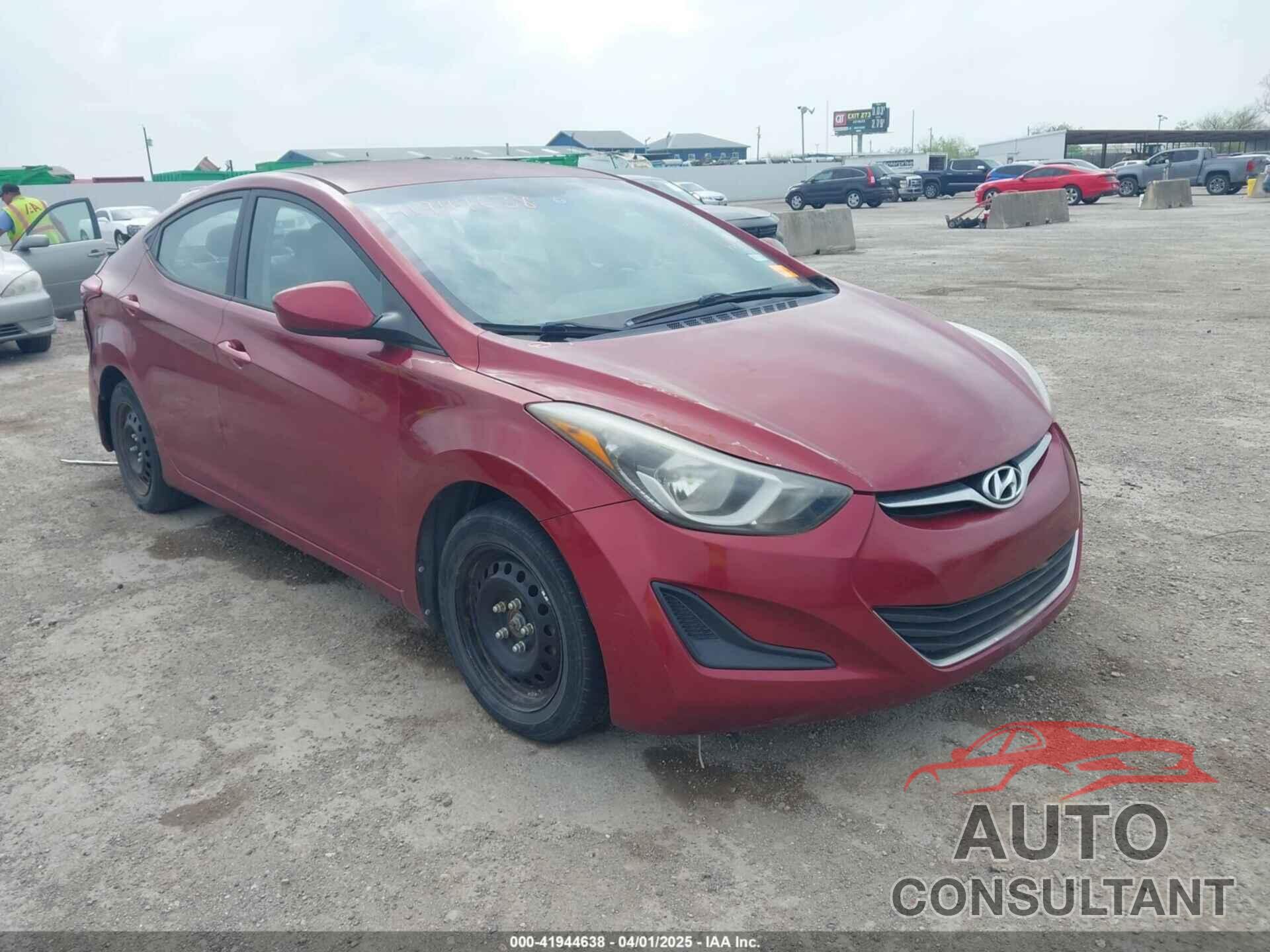 HYUNDAI ELANTRA 2016 - 5NPDH4AEXGH738395