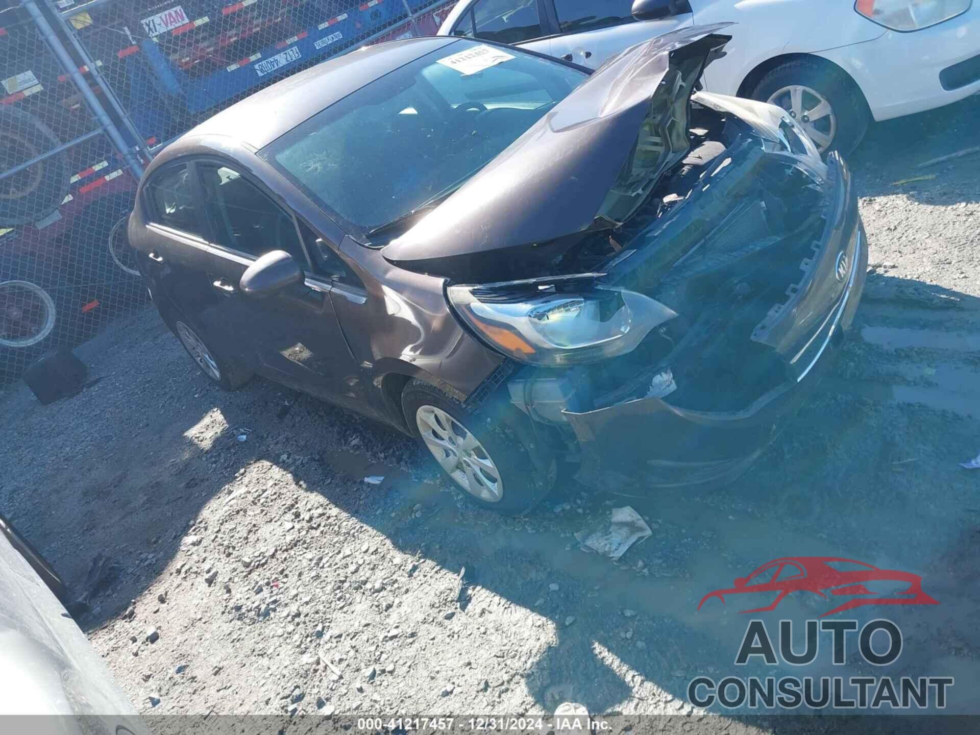KIA RIO 2016 - KNADN4A34G6665278