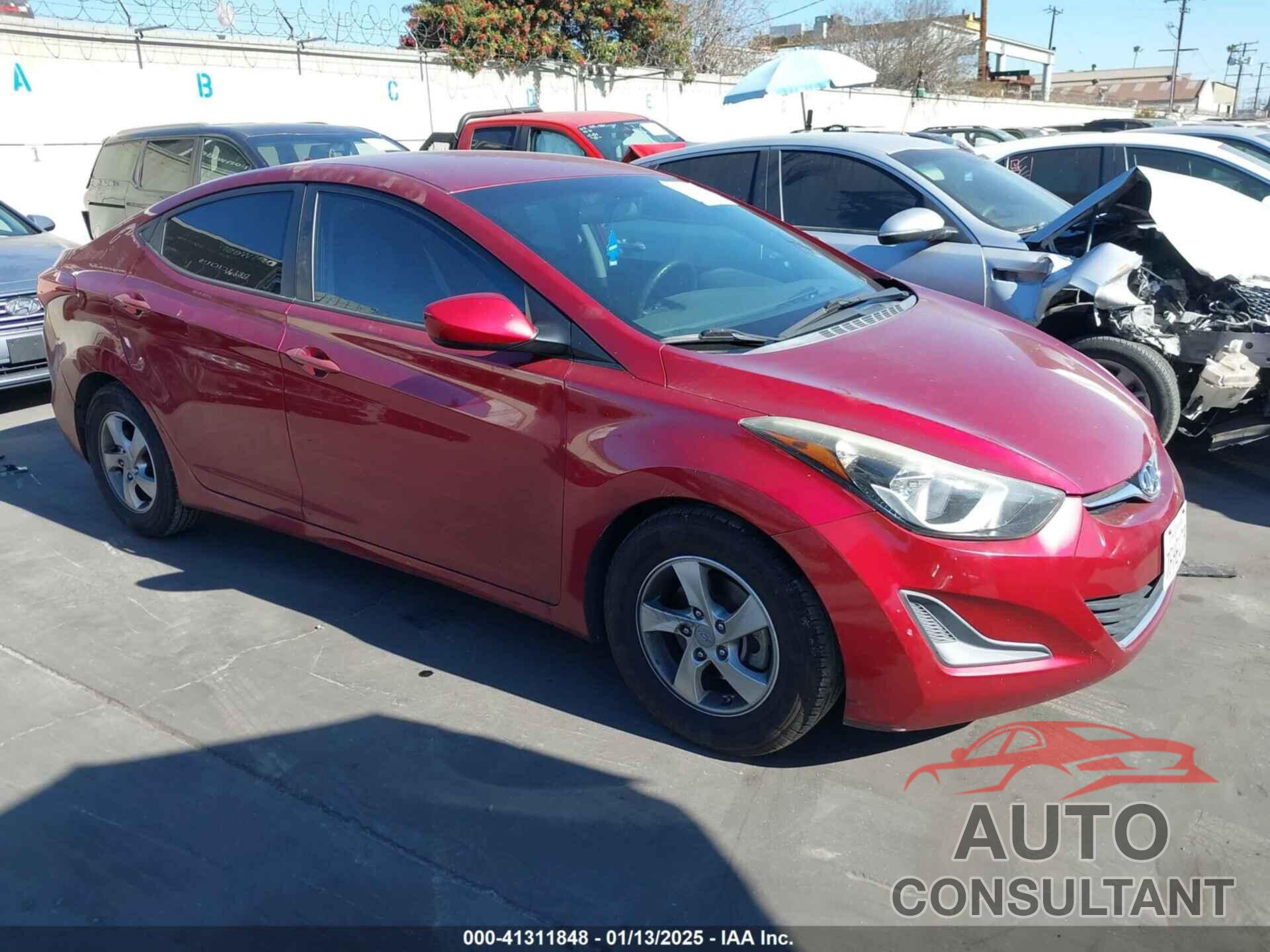 HYUNDAI ELANTRA 2014 - 5NPDH4AE0EH544097