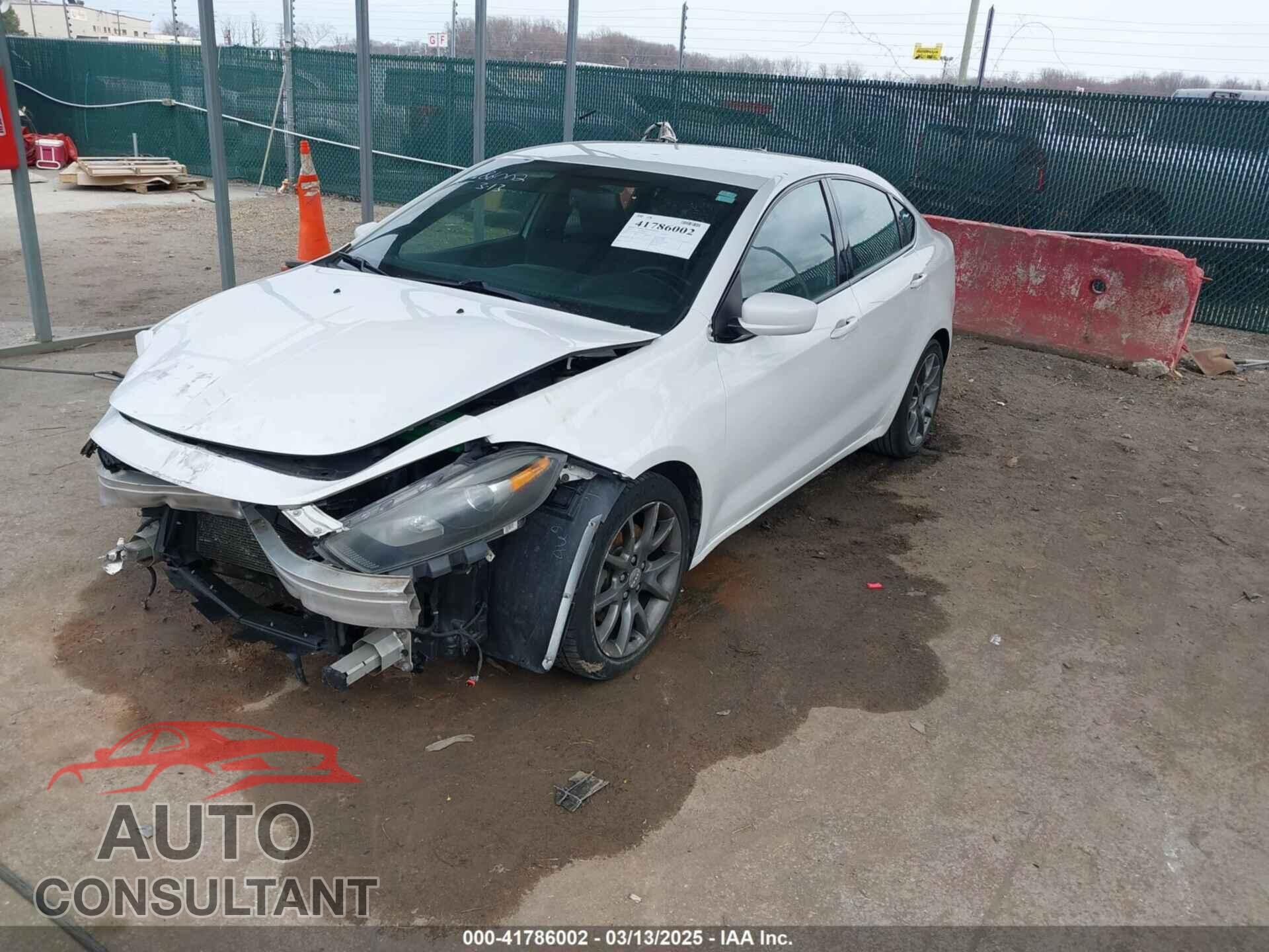 DODGE DART 2014 - 1C3CDFBB6ED670255