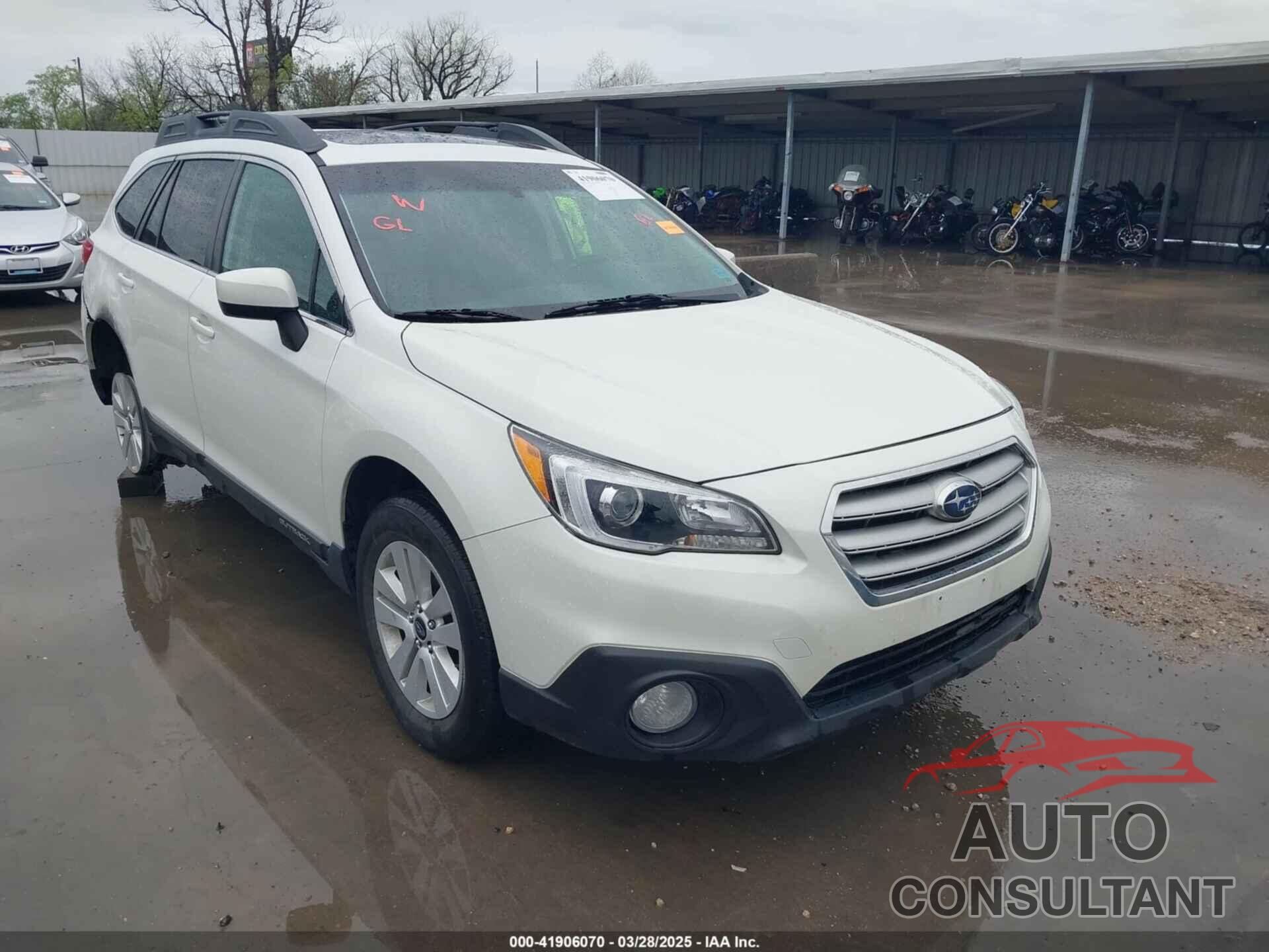 SUBARU OUTBACK 2015 - 4S4BSBECXF3262757
