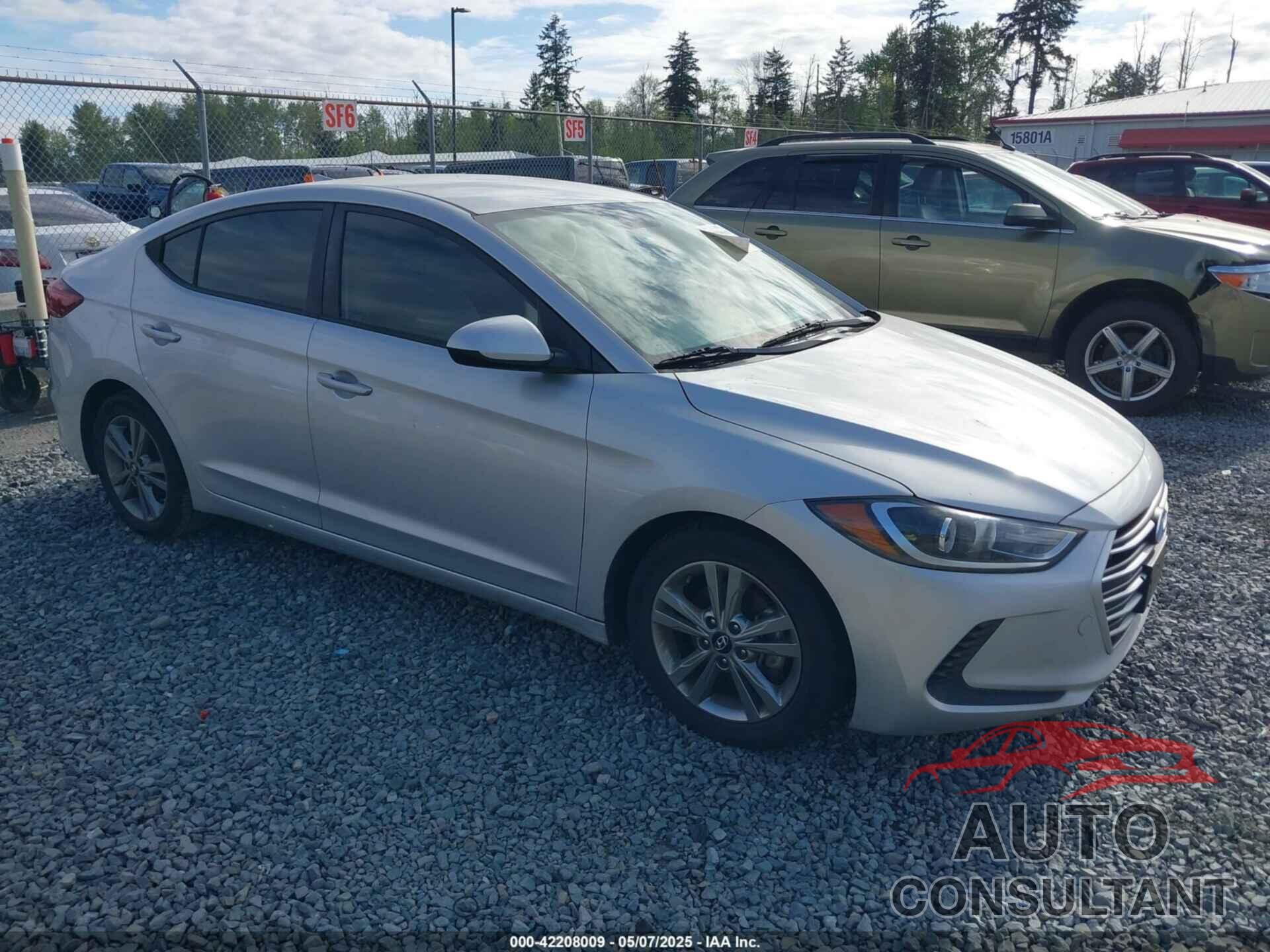 HYUNDAI ELANTRA 2017 - KMHD84LF2HU149768
