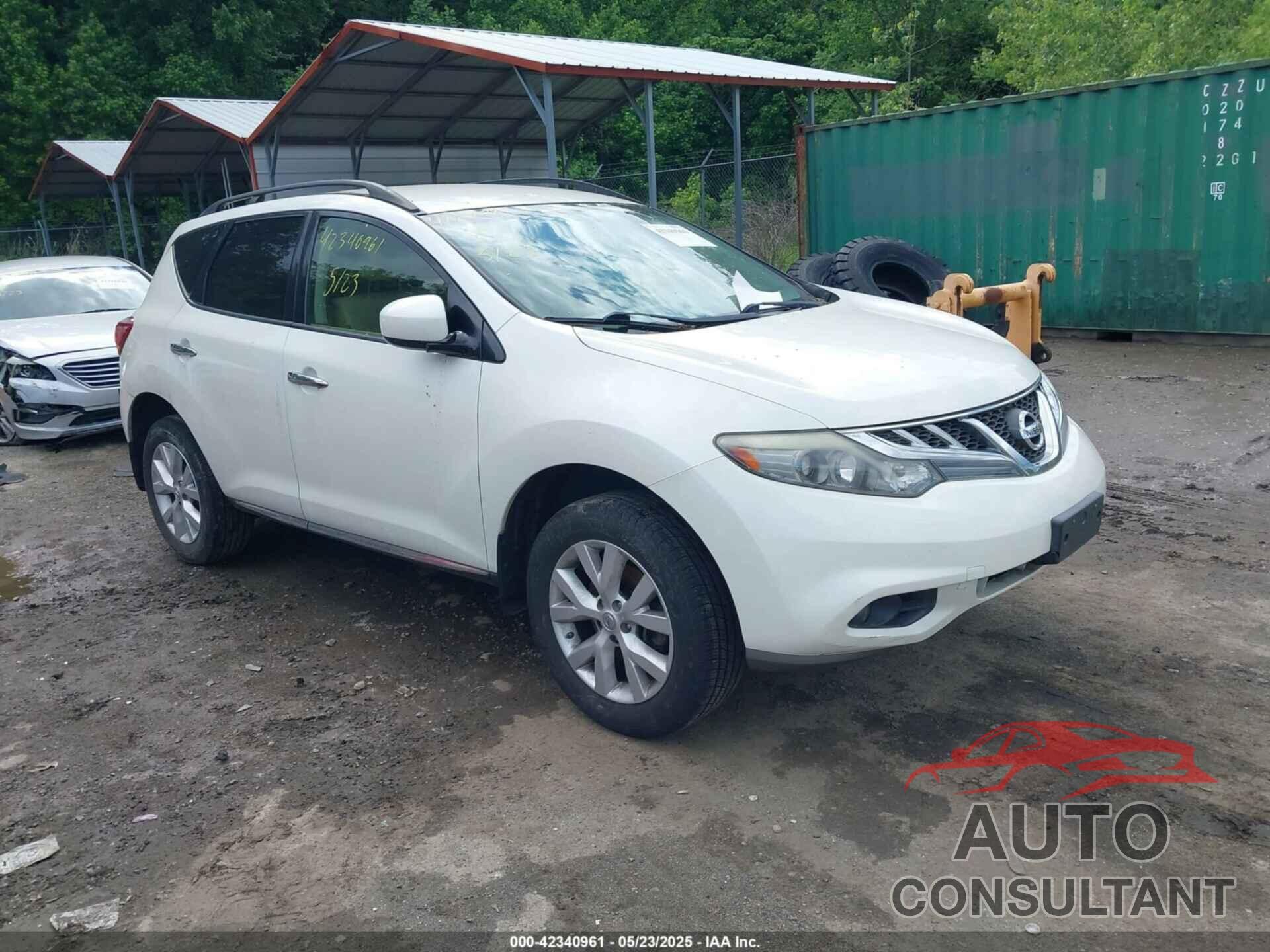 NISSAN MURANO 2013 - JN8AZ1MW1DW305724
