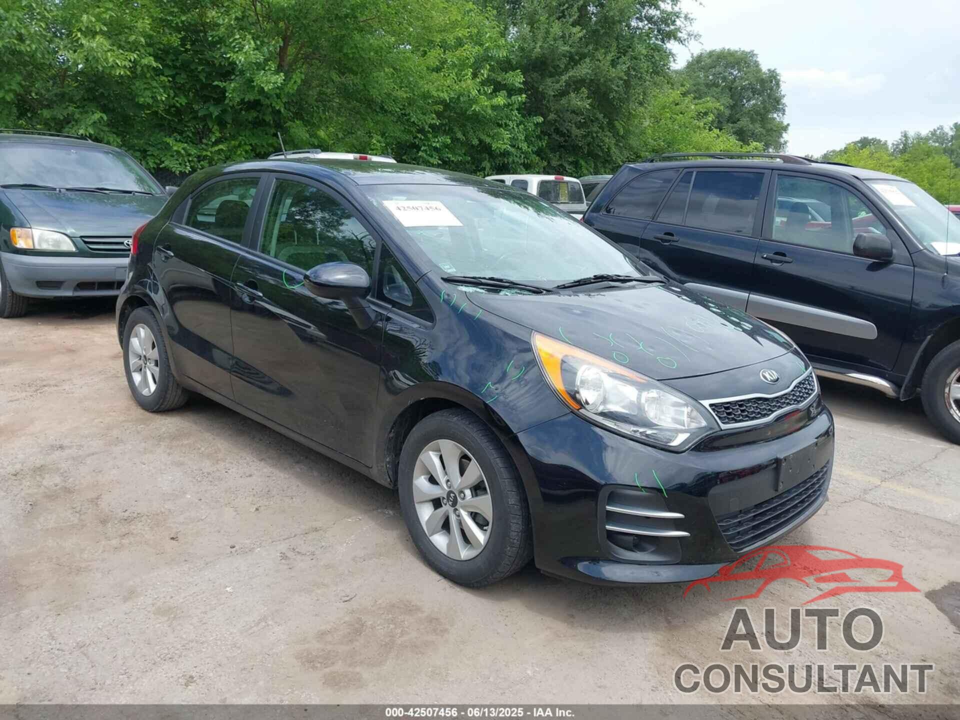 KIA RIO 2016 - KNADN5A37G6678306